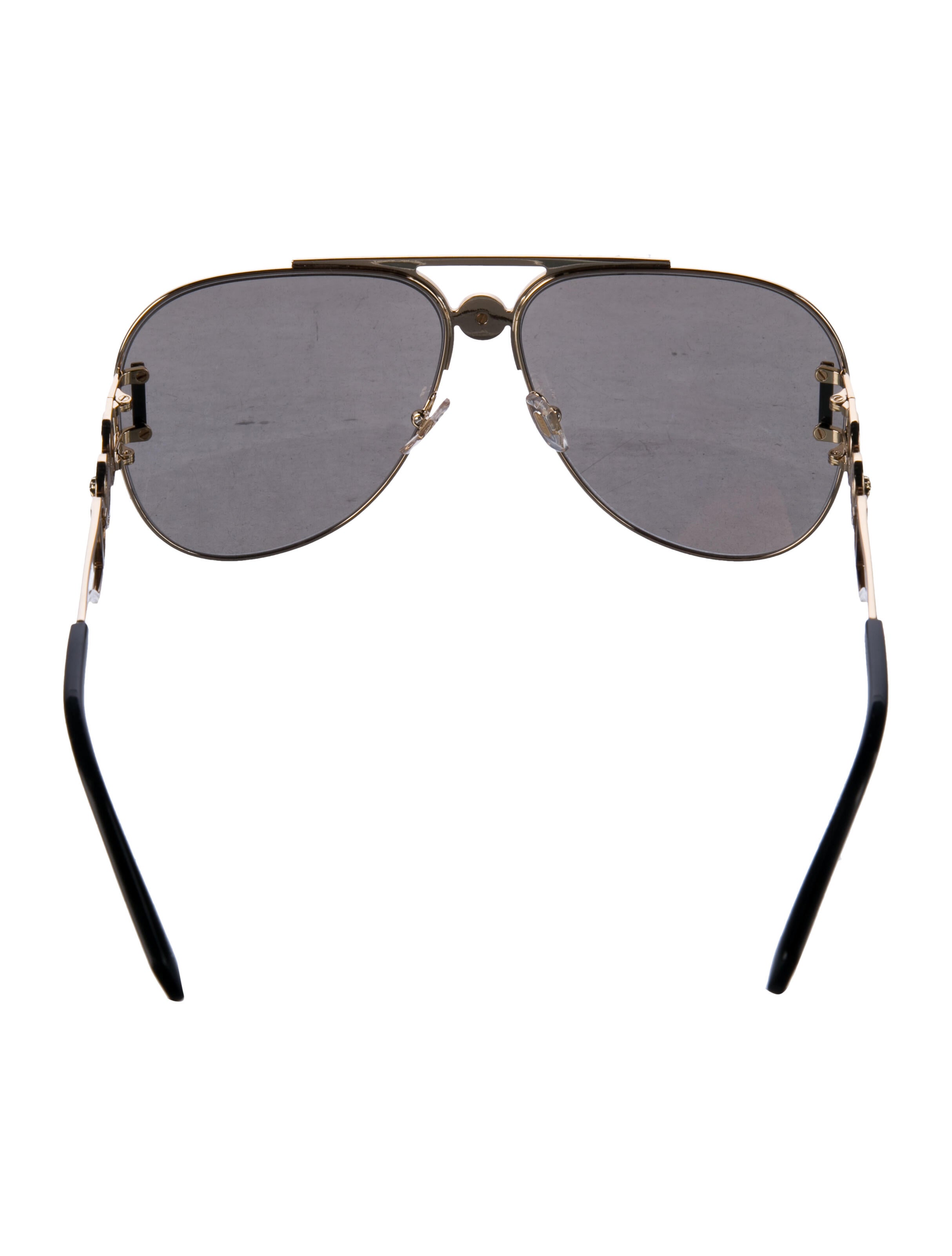 Versace Medusa Insignia Aviator Sunglasses