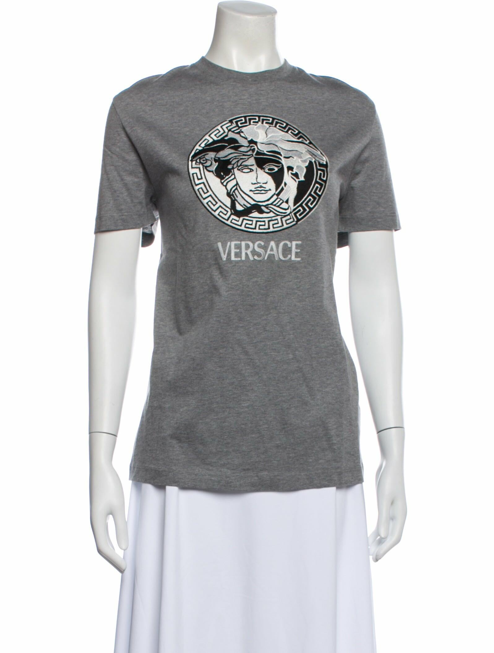 Versace Graphic Print Crew Neck T-Shirt w/ Tags