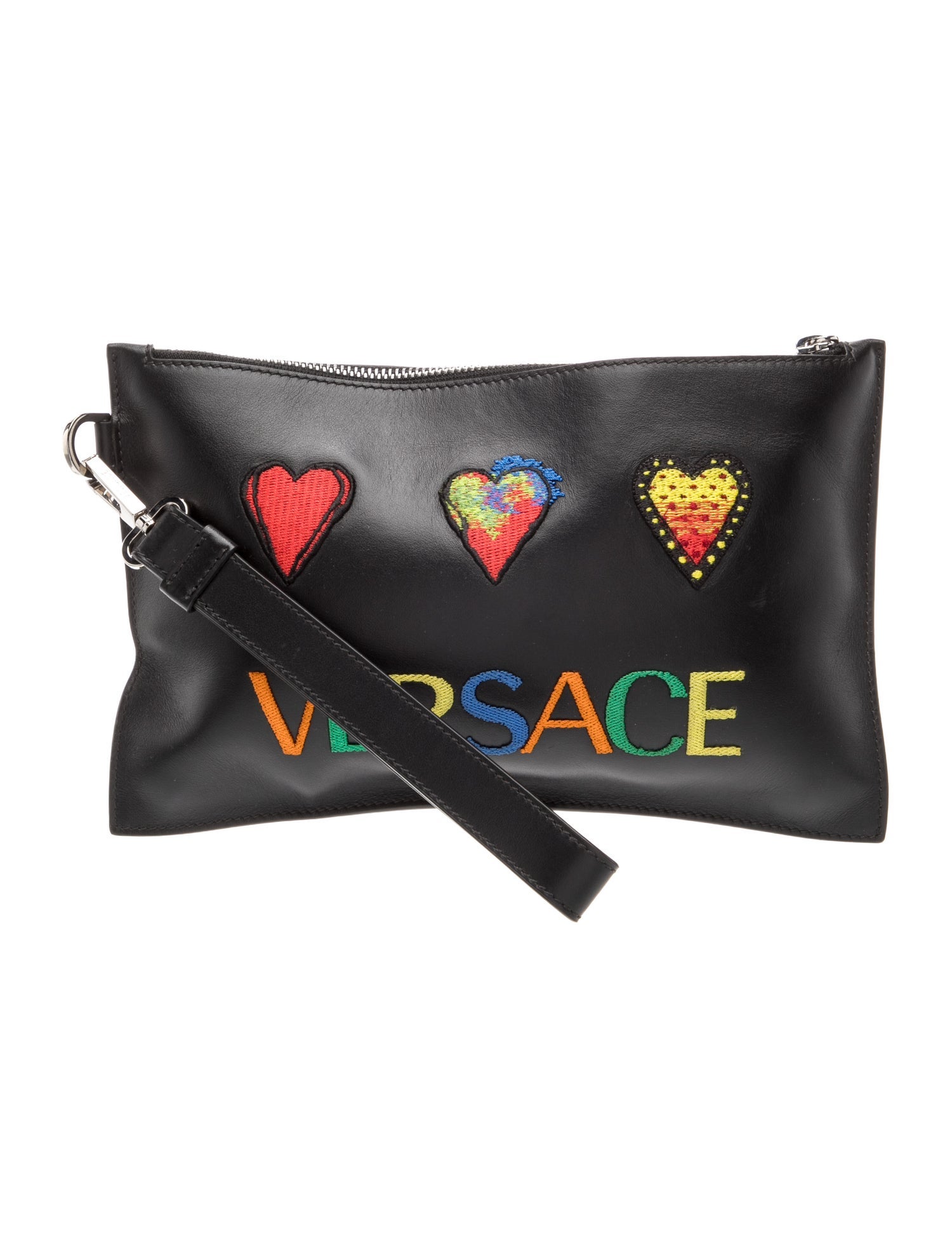 Versace Leather Clutch