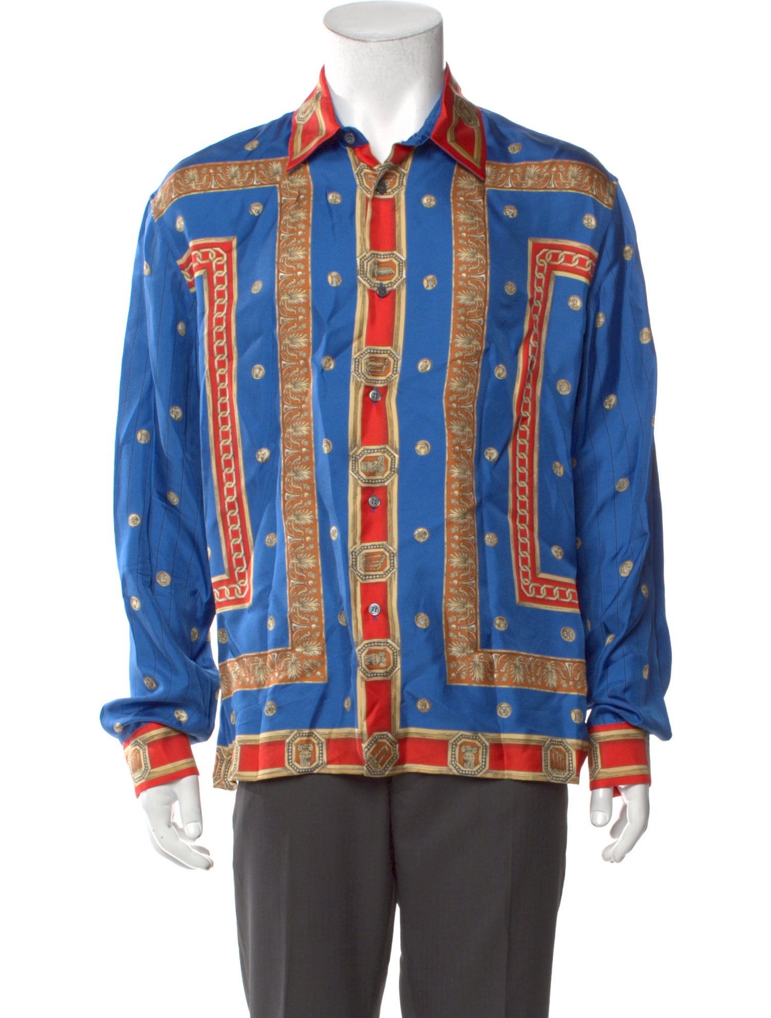 Versace Silk Printed Shirt