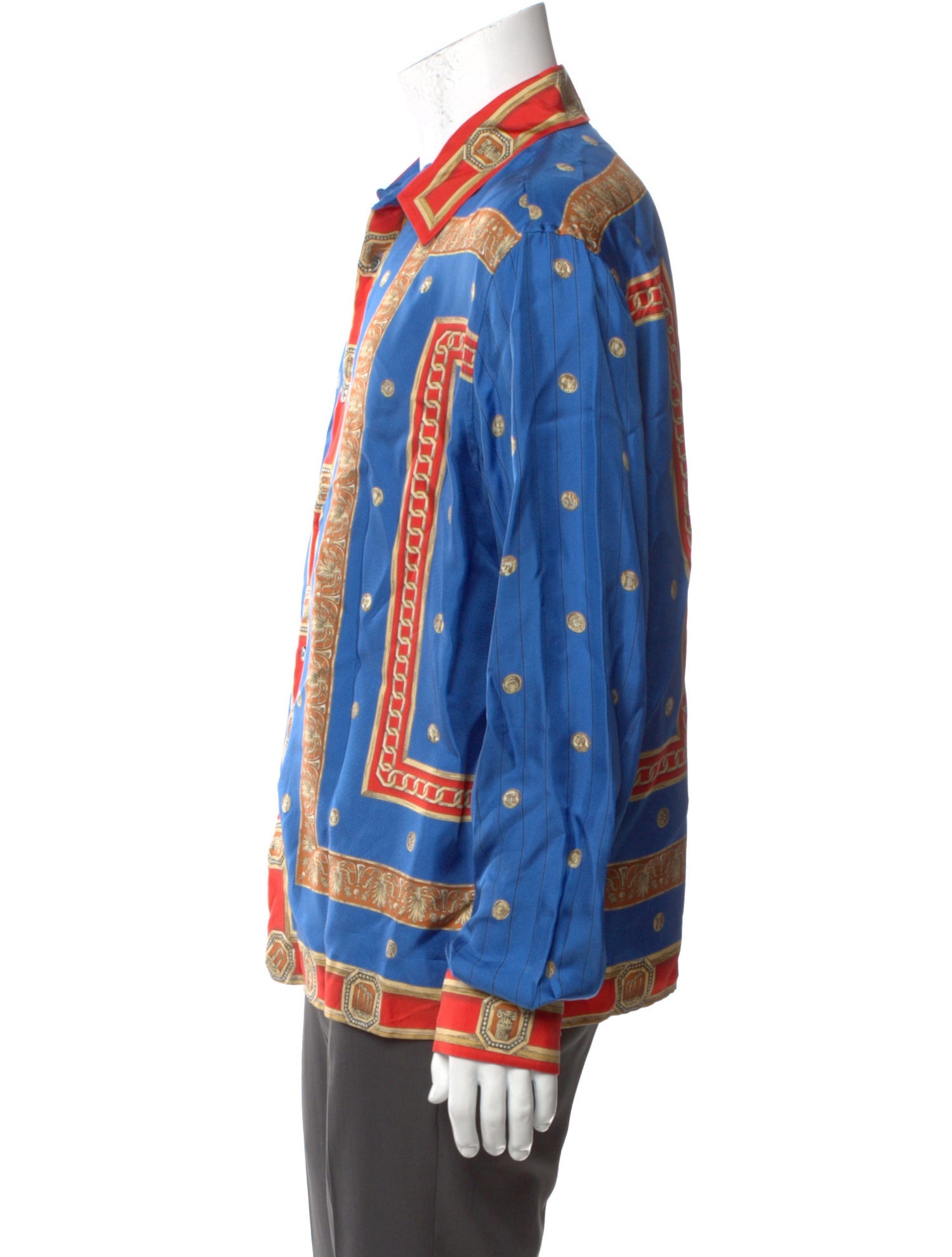 Versace Silk Printed Shirt