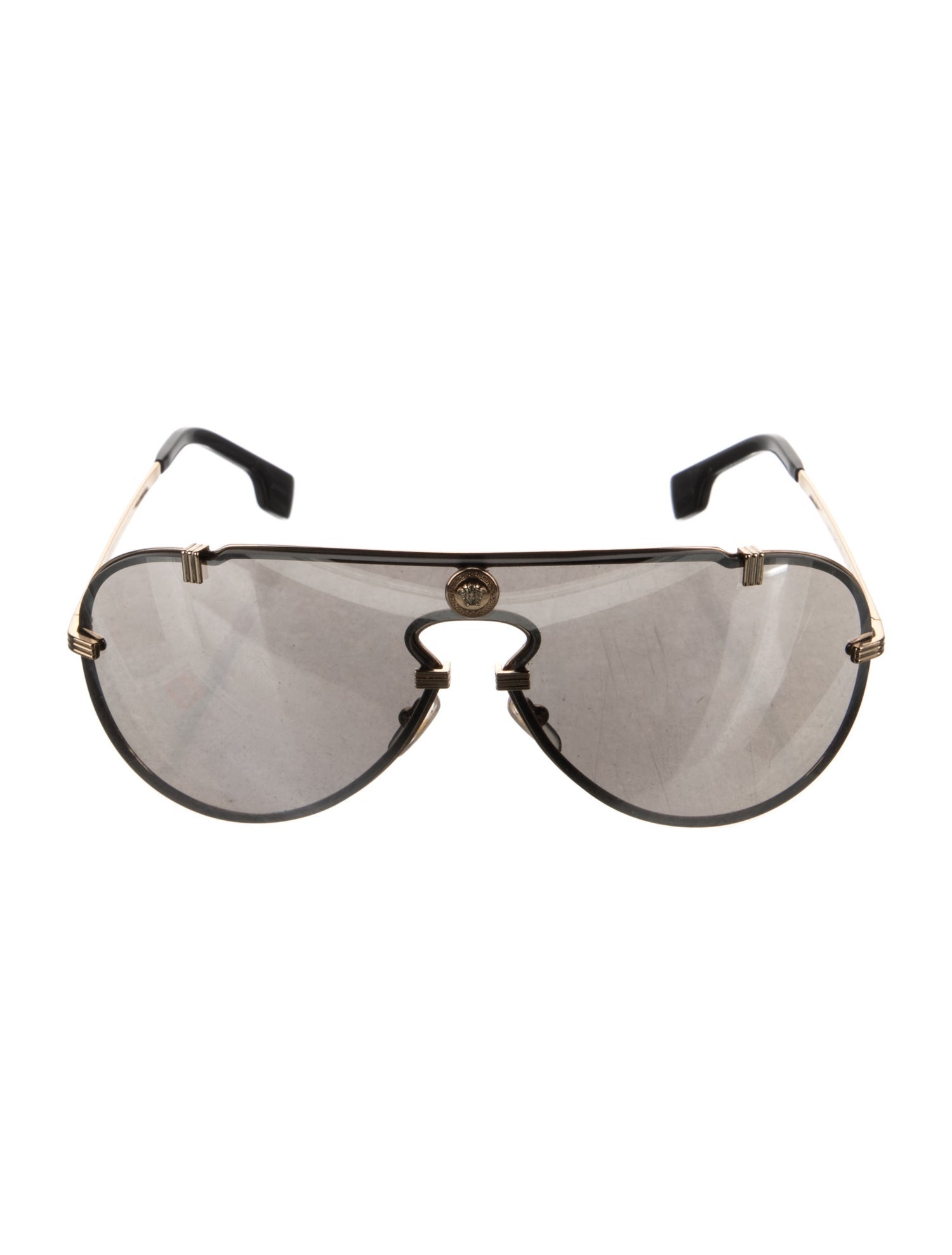 Versace Medusa Insignia Shield Sunglasses