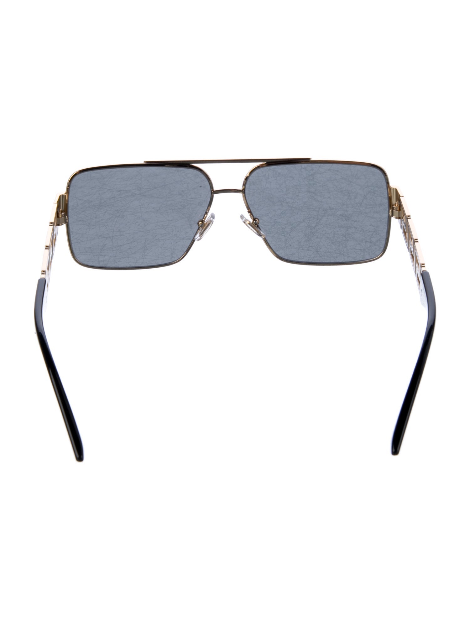 Versace Greca Pattern Square Sunglasses