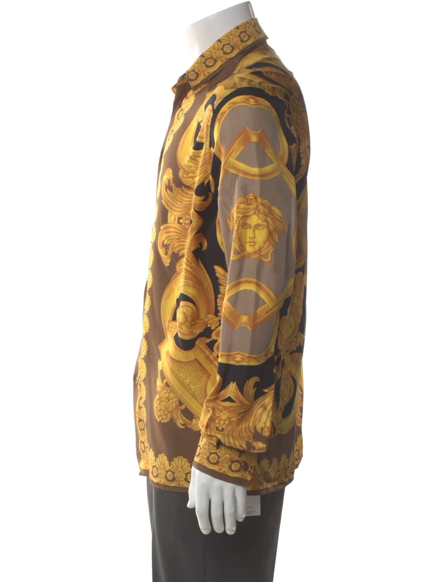 Versace Silk Printed Shirt