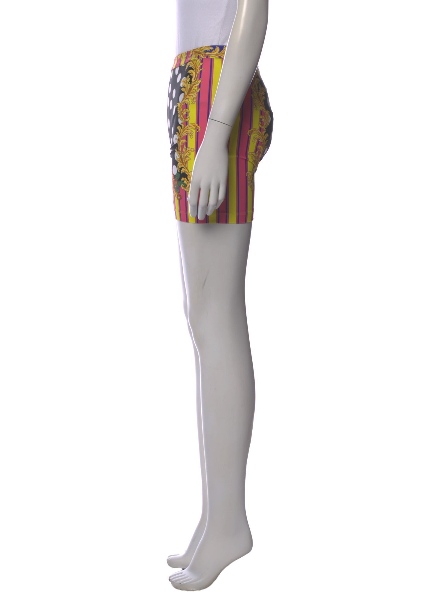 Versace Polka Dot Print Mini Shorts