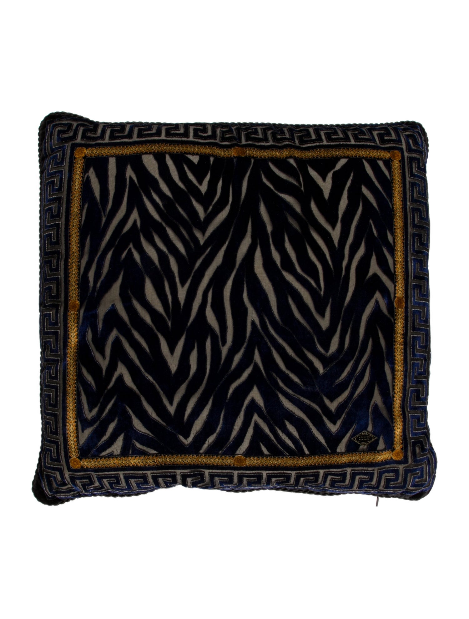Versace Velvet Jacquard Throw Pillow