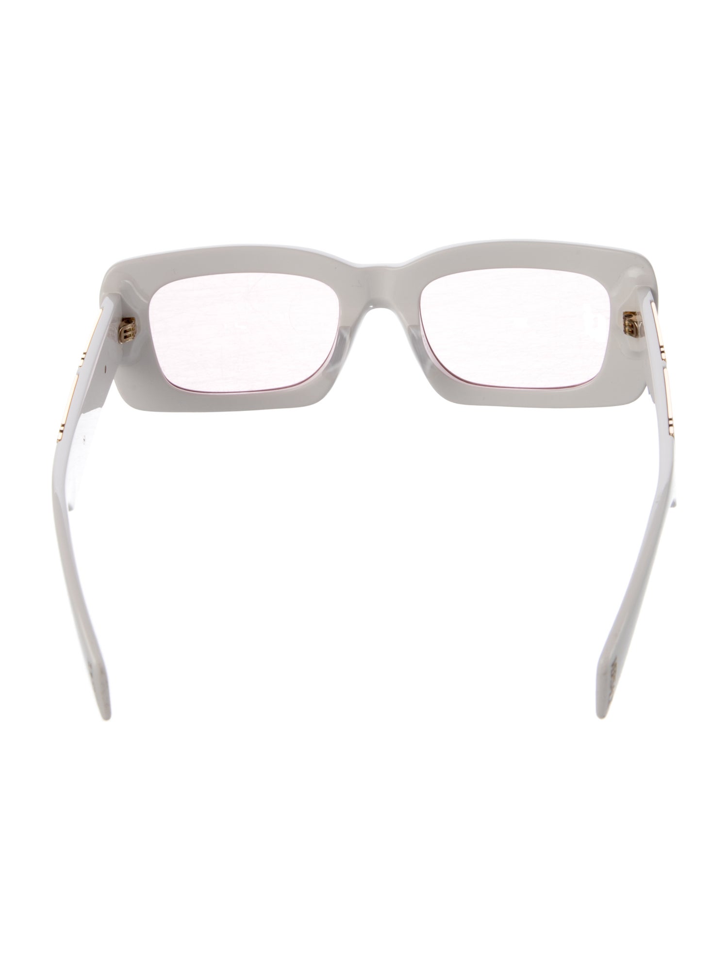 Versace Greca Pattern Square Sunglasses