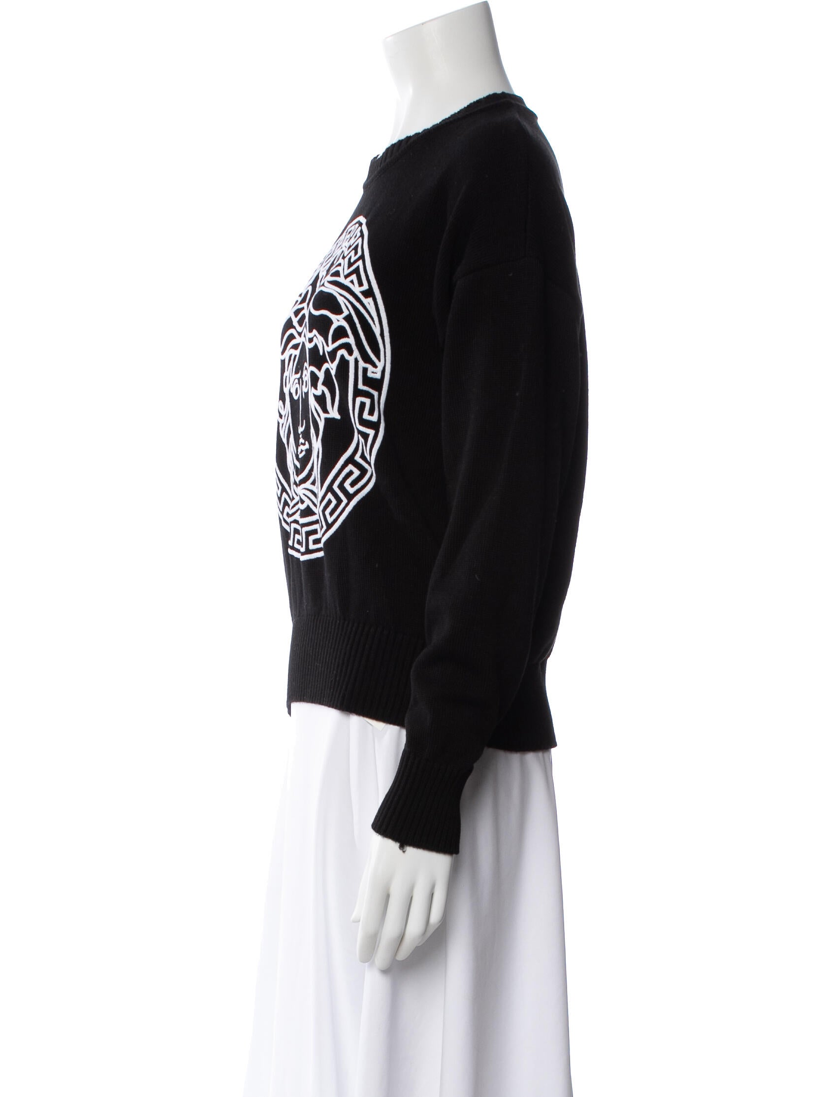 Versace Graphic Print Knee-Length Skirt