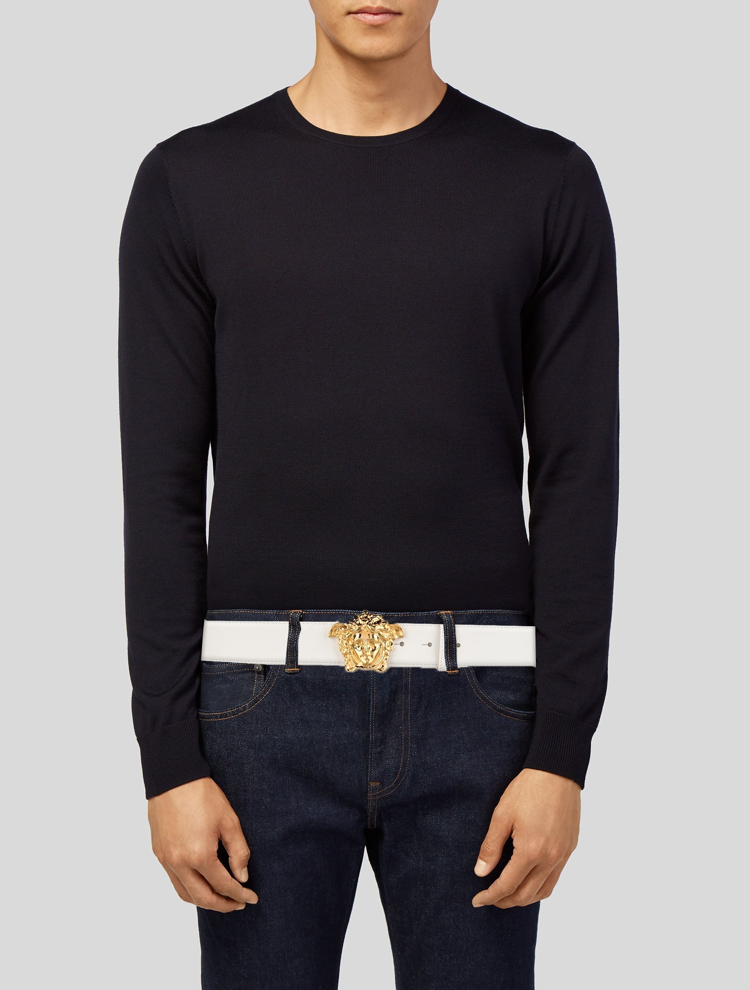 Versace Leather Belt Kit w/ Tags