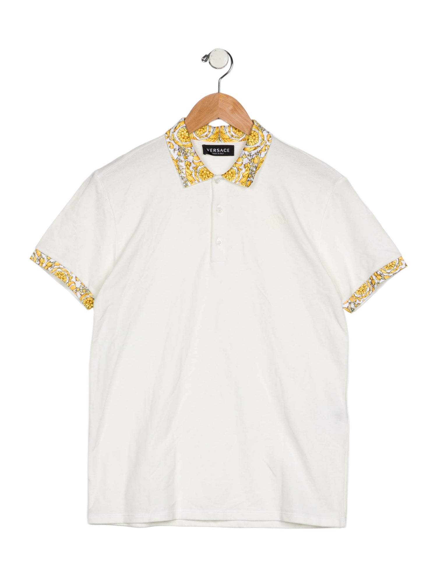 Versace Boys Embroidered Collared Shirt