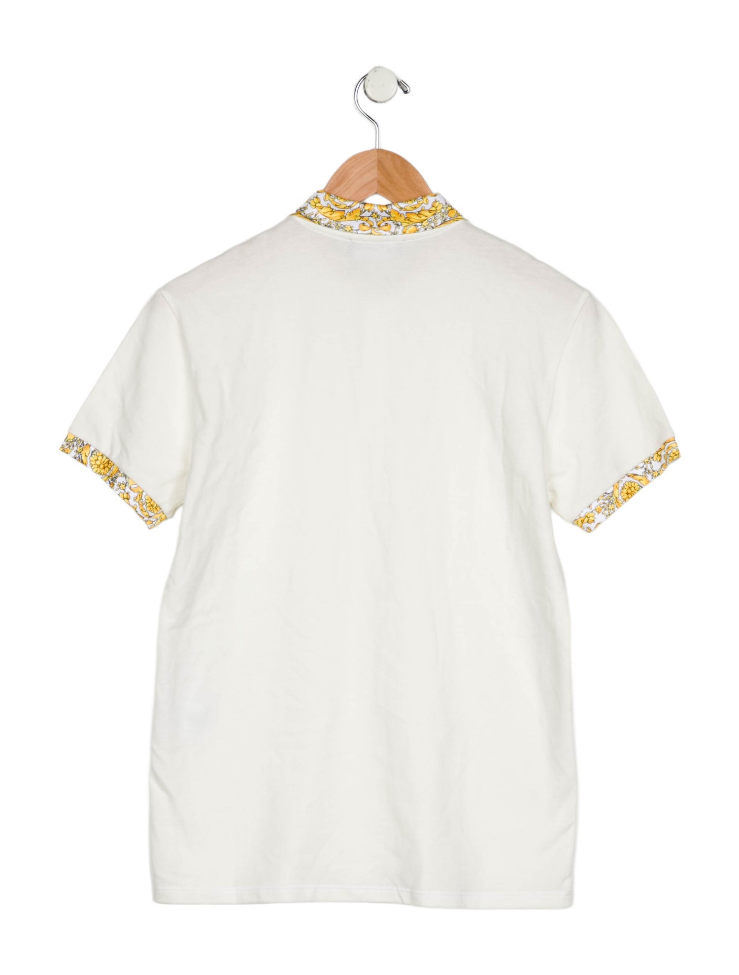 Versace Boys Embroidered Collared Shirt