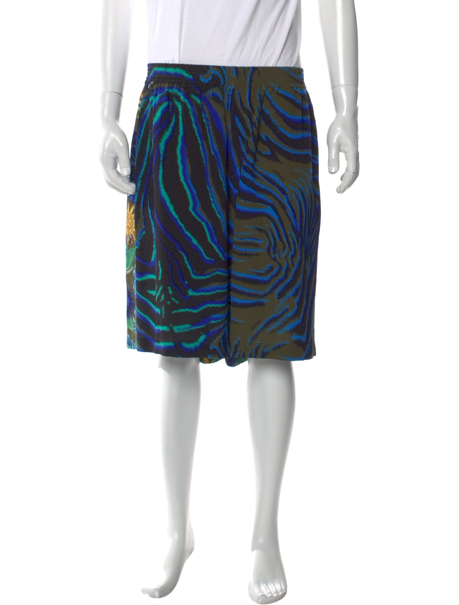 Versace Printed Jogger Shorts w/ Tags