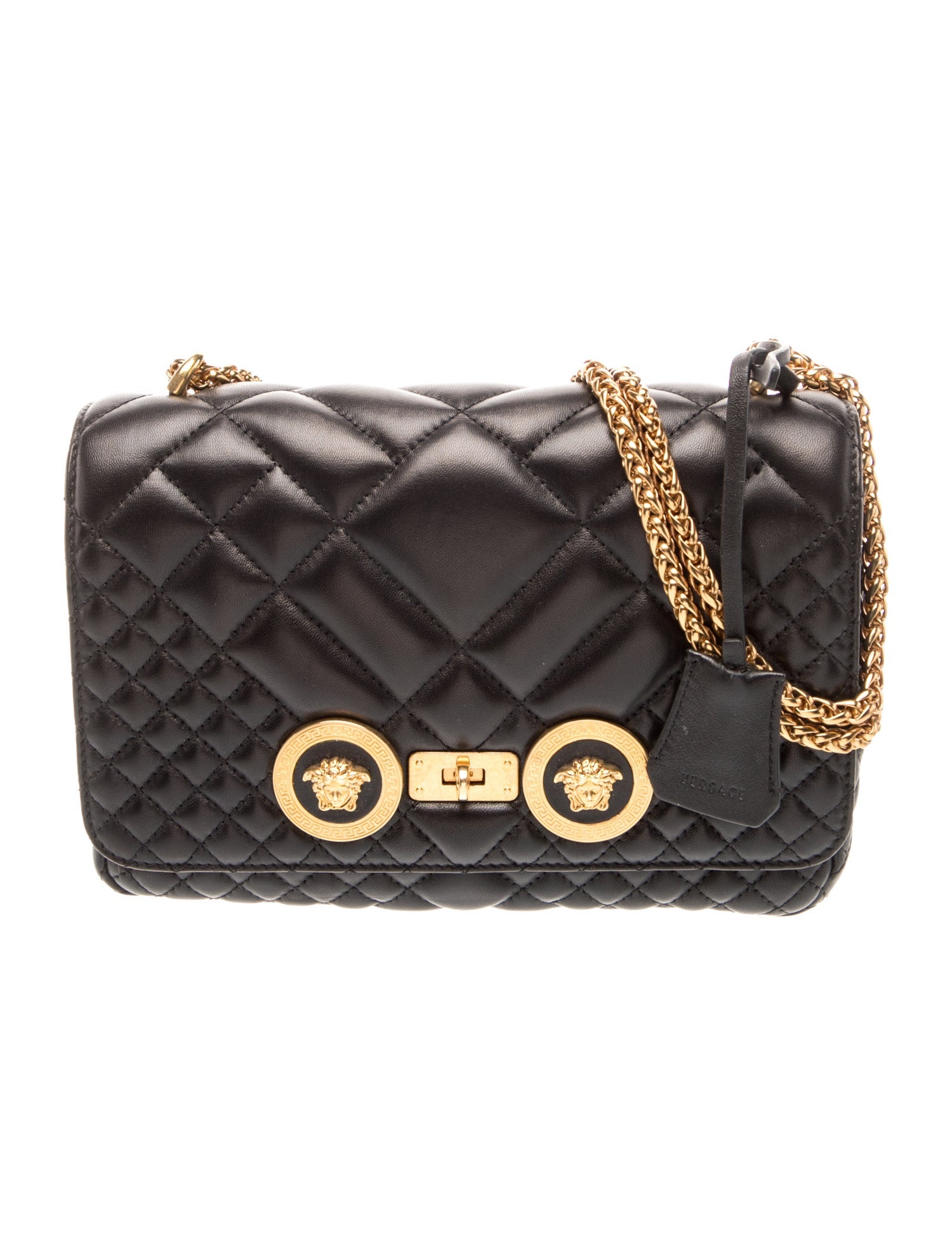 Versace Leather Shoulder Bag