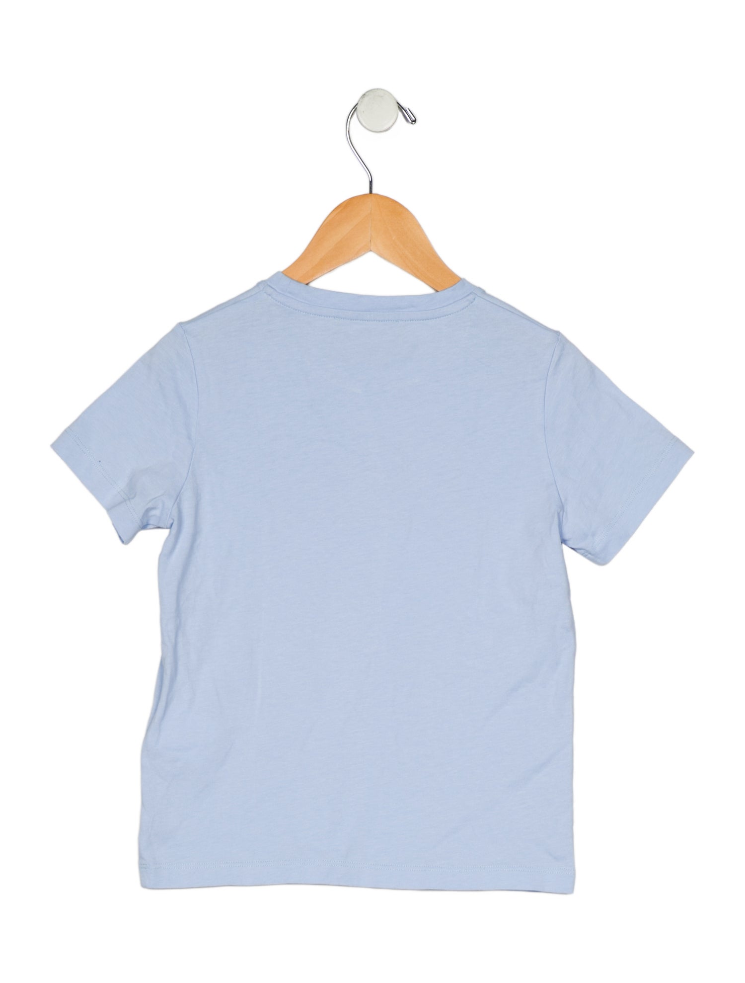 Versace Cotton blue and orange patterned T-shirt