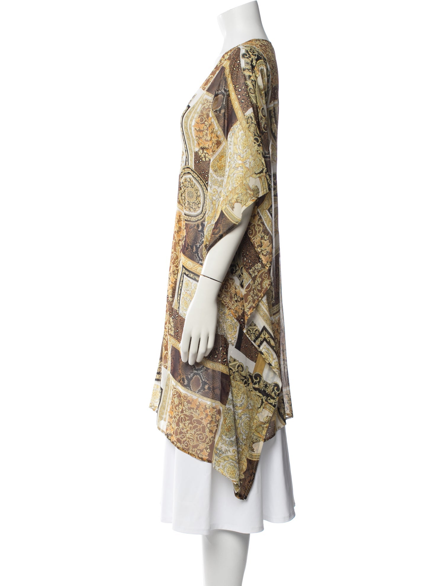 Versace Silk Printed Top w/ Tags