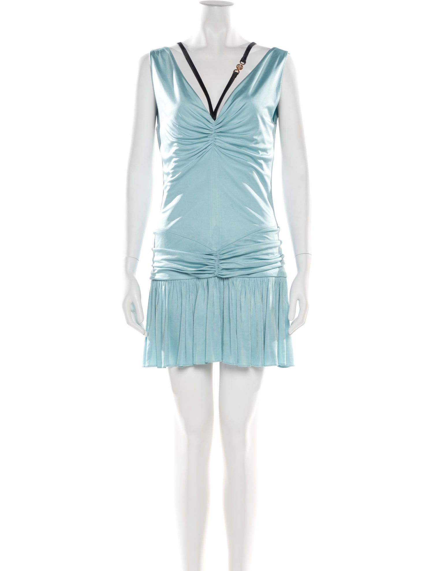 V-Neck Mini Dress