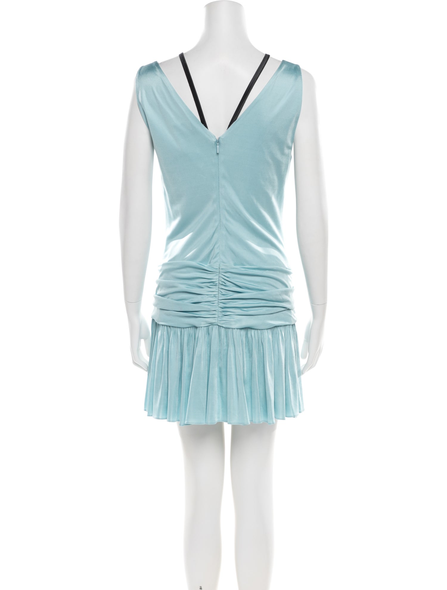 V-Neck Mini Dress (back)