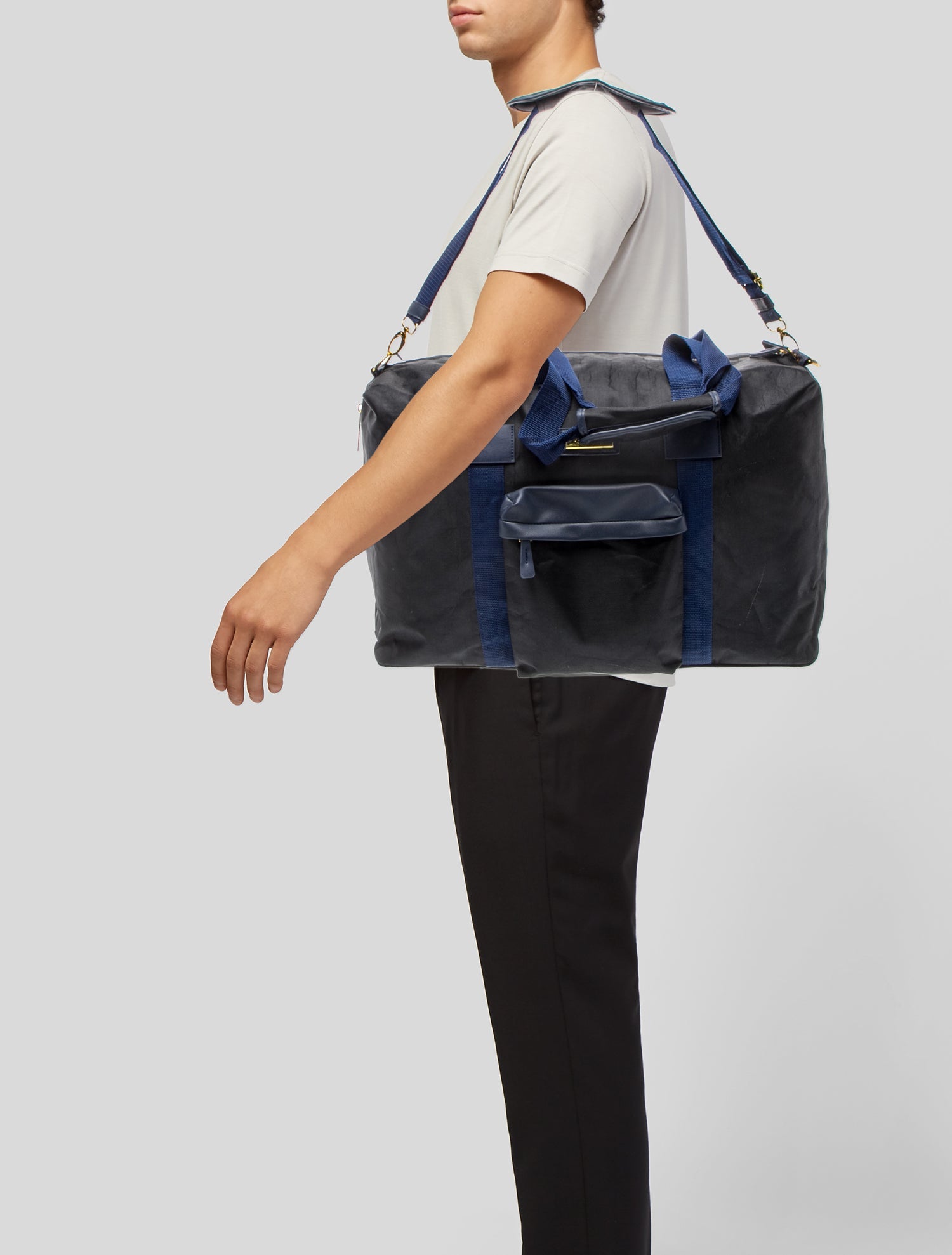 Versace Canvas Weekender Bag
