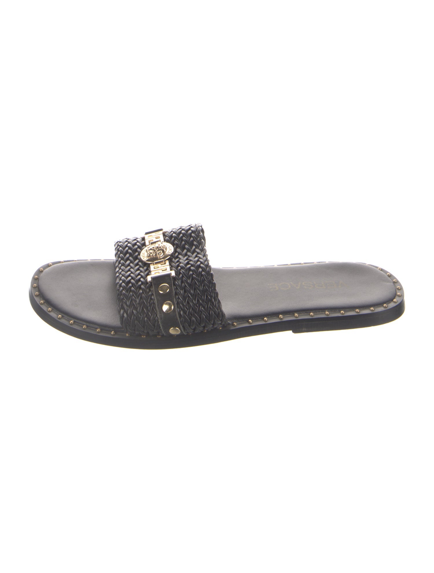 Versace Leather Slides