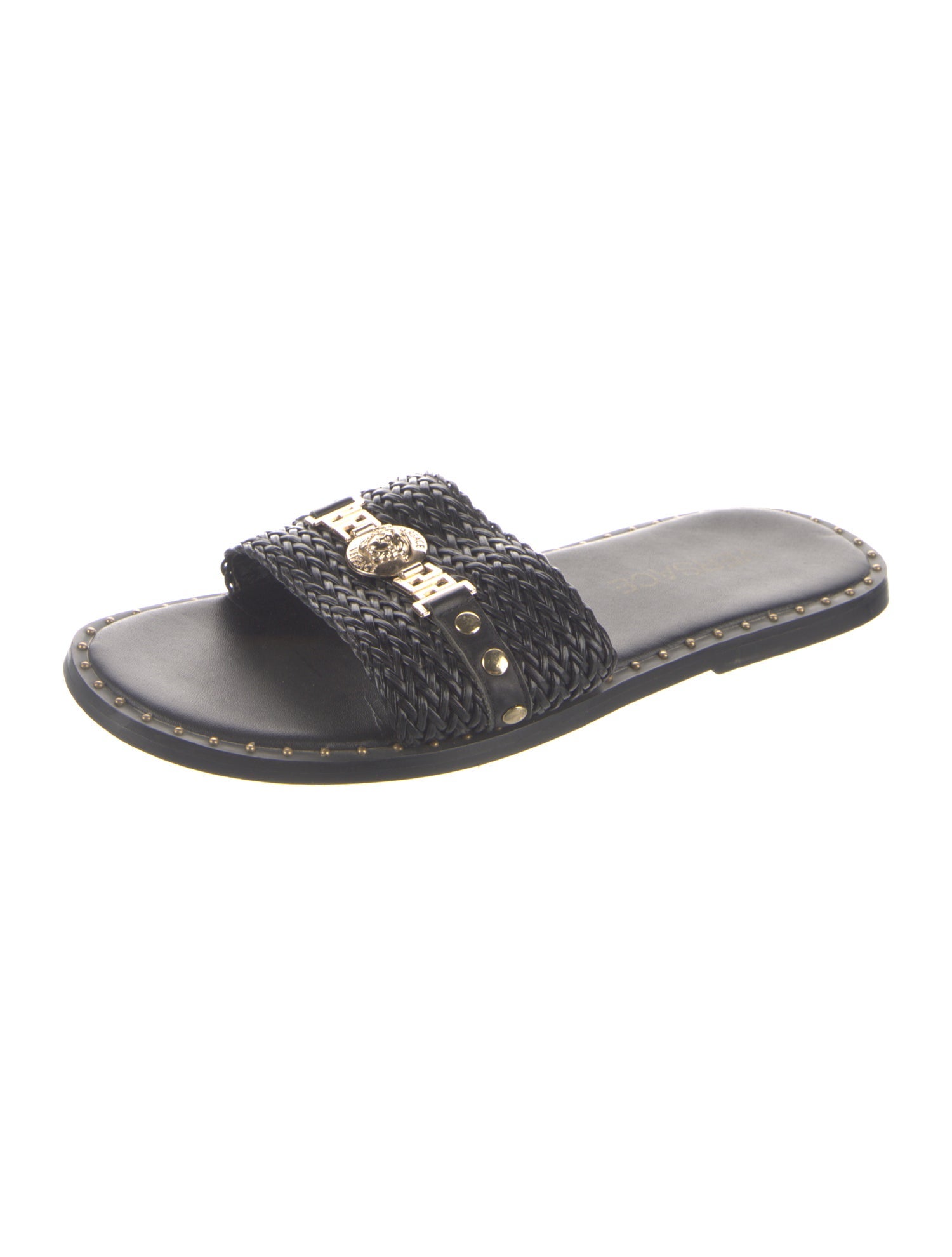 Versace Leather Slides