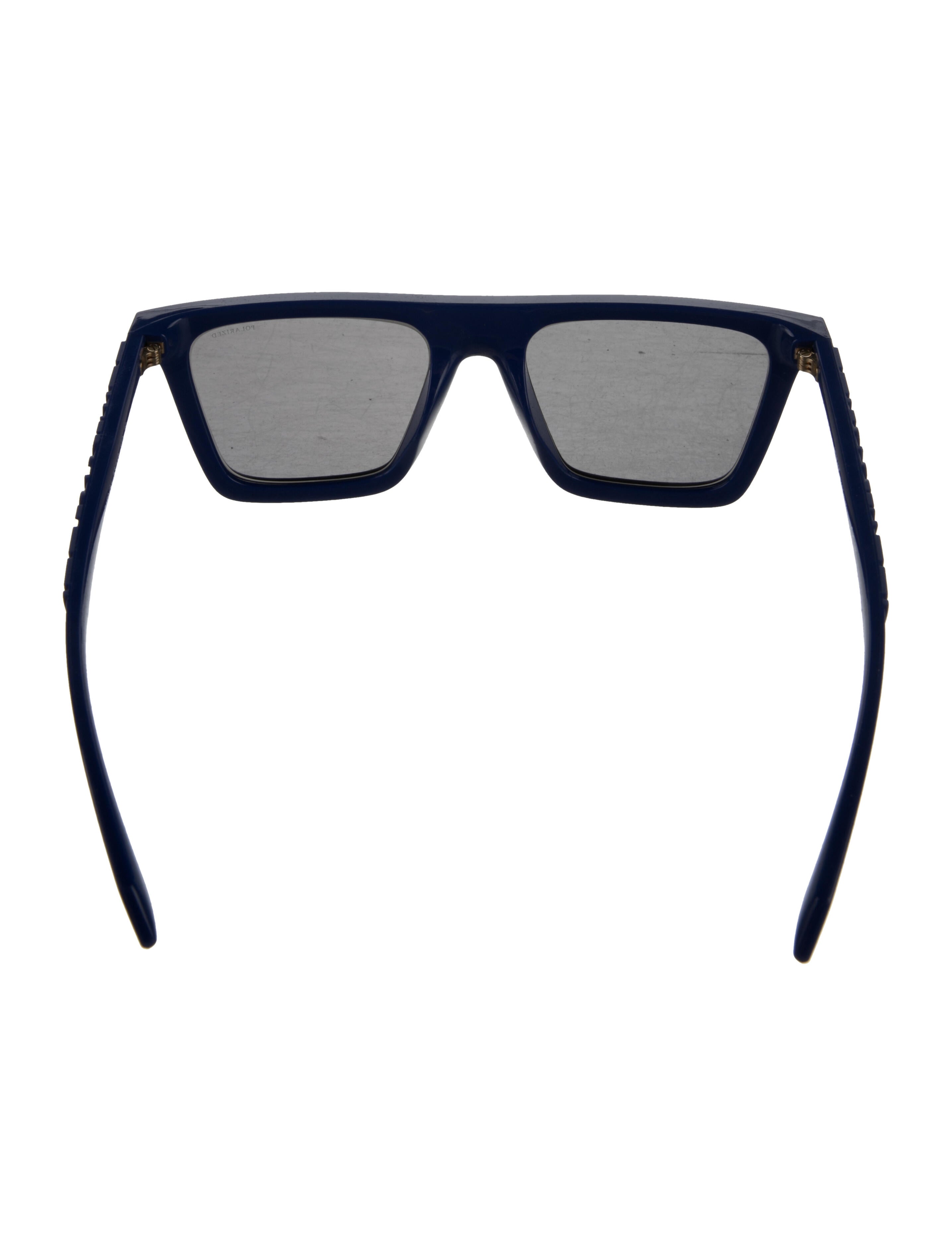 Versace Grecca Pattern Wayfarer Sunglasses