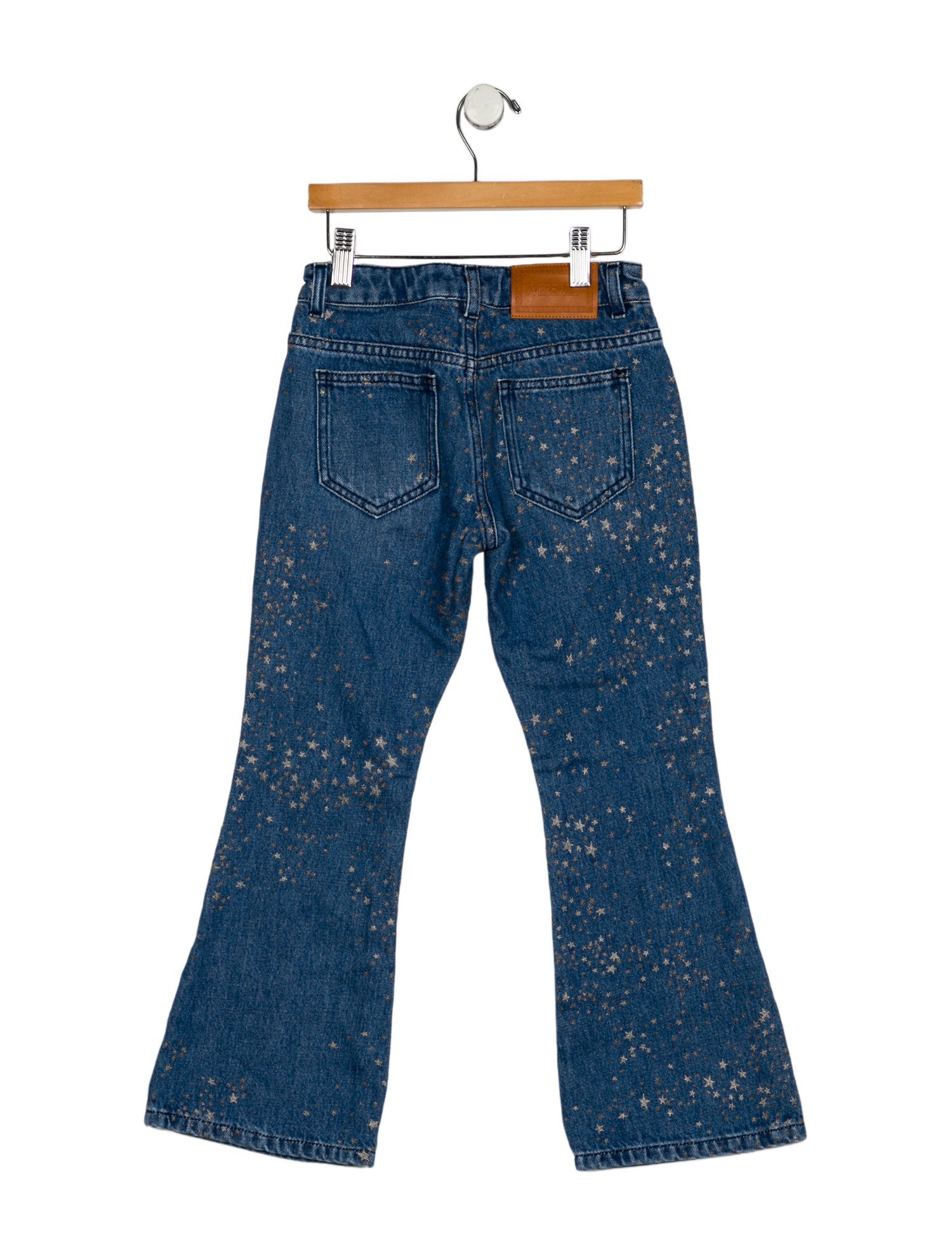 Versace Girls' Wide Leg Jeans