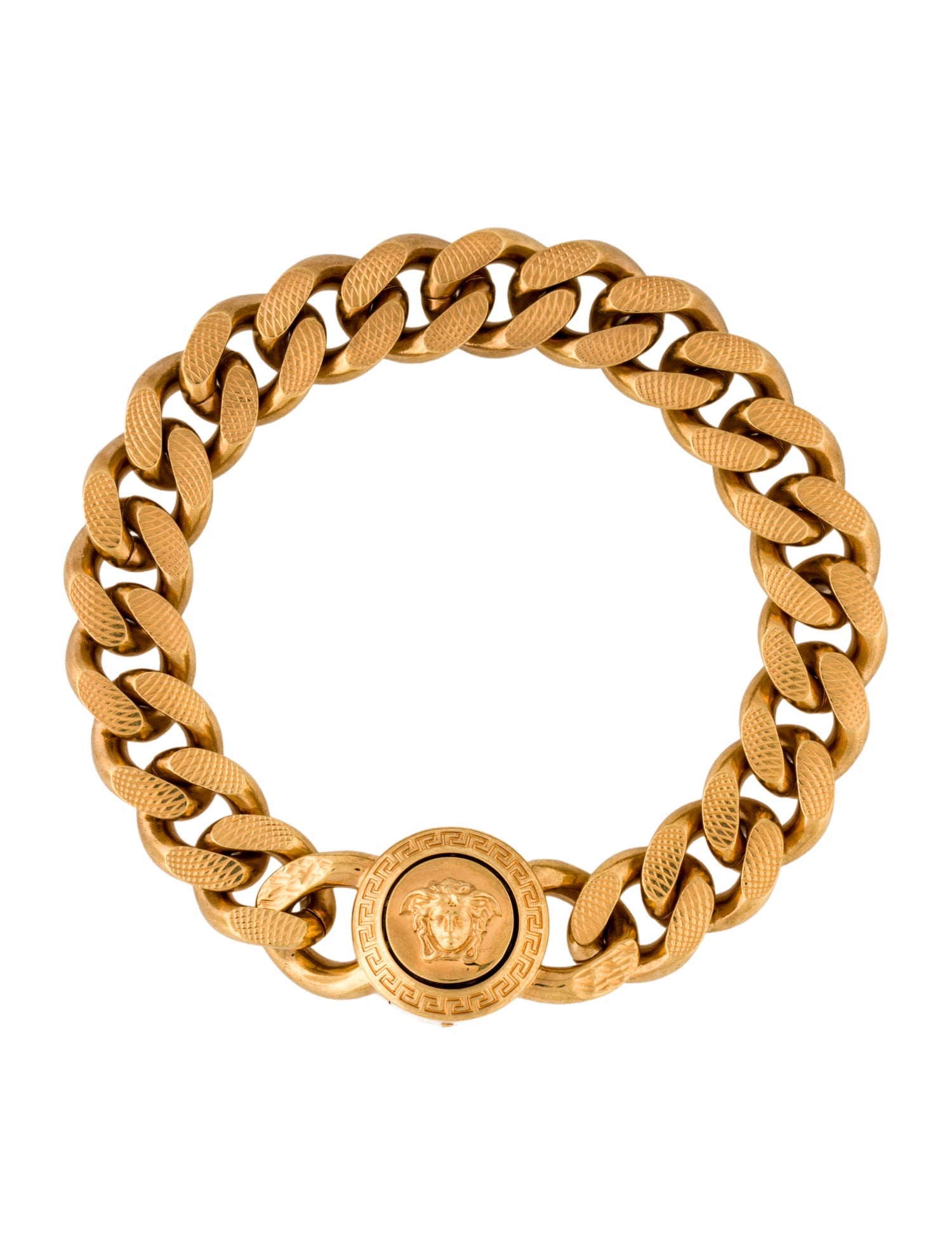 Versace Medusa Chain Link Bracelet