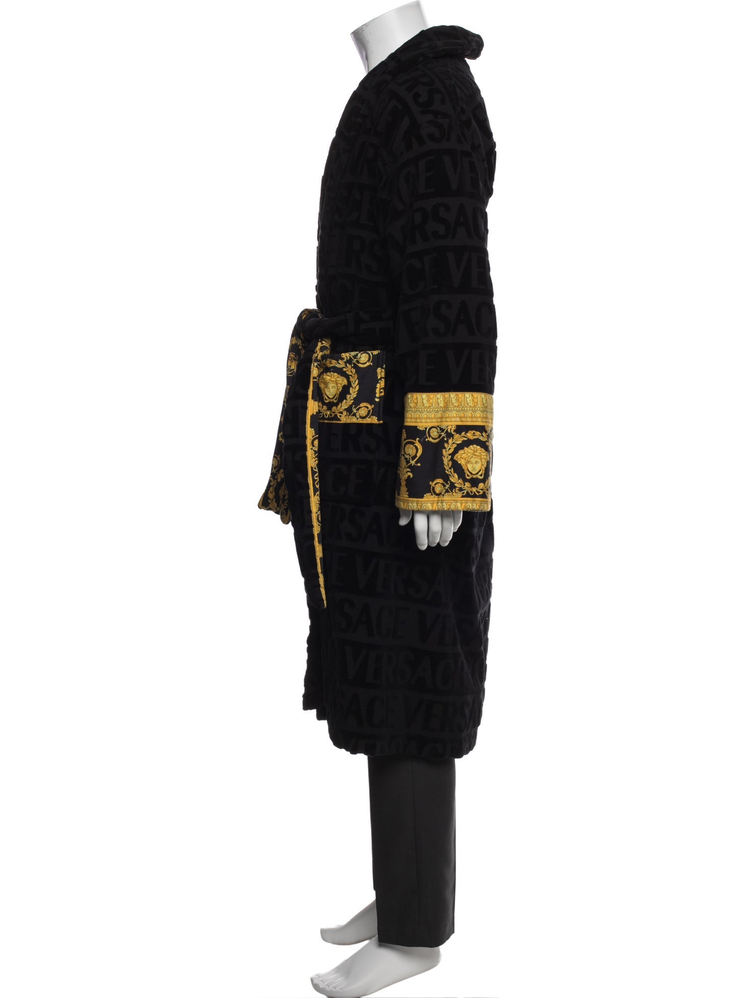Versace Graphic Print Robe