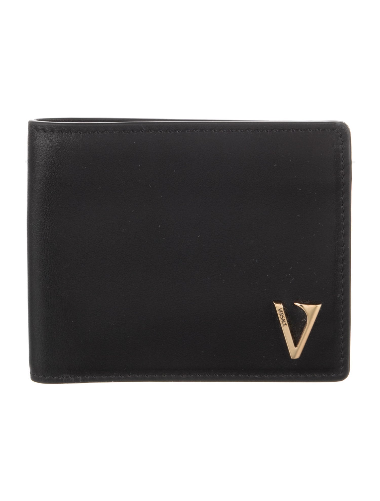 Versace Medusa Insignia Leather Wallet