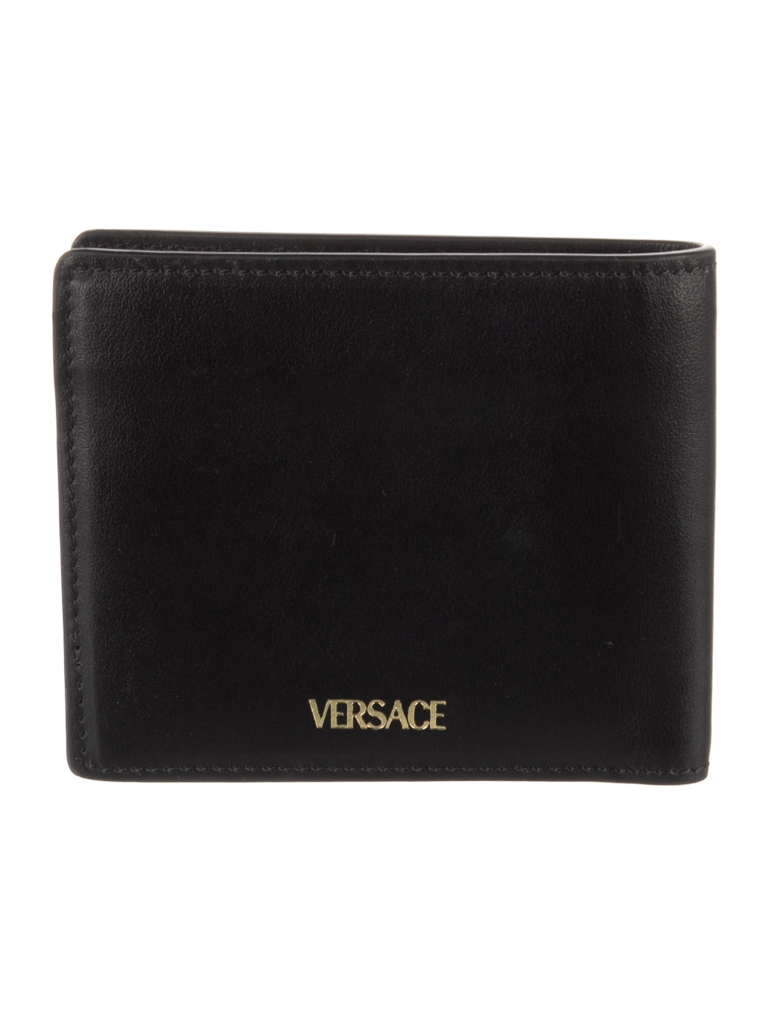 Versace Medusa Insignia Leather Wallet