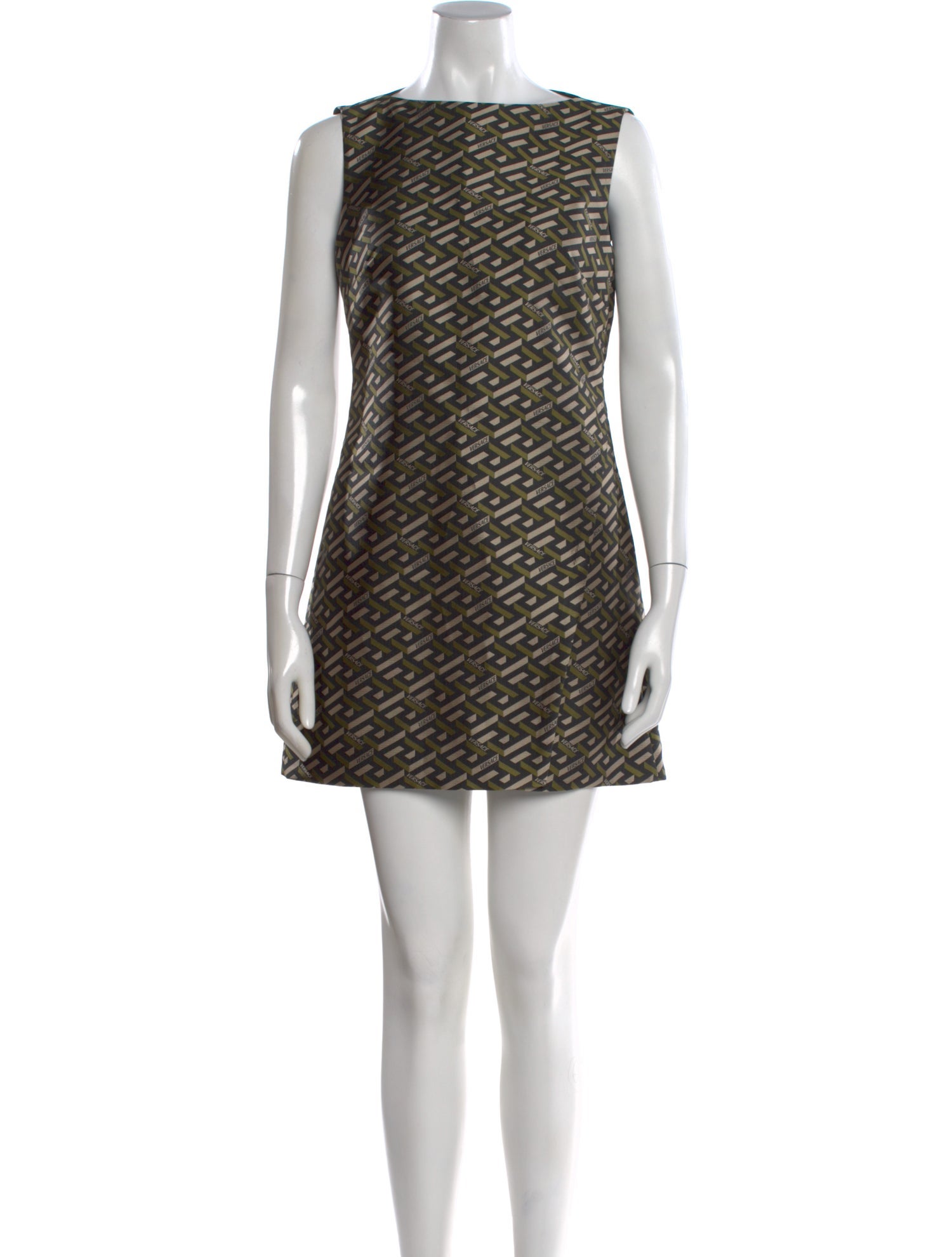 Versace Graphic Print Mini Dress