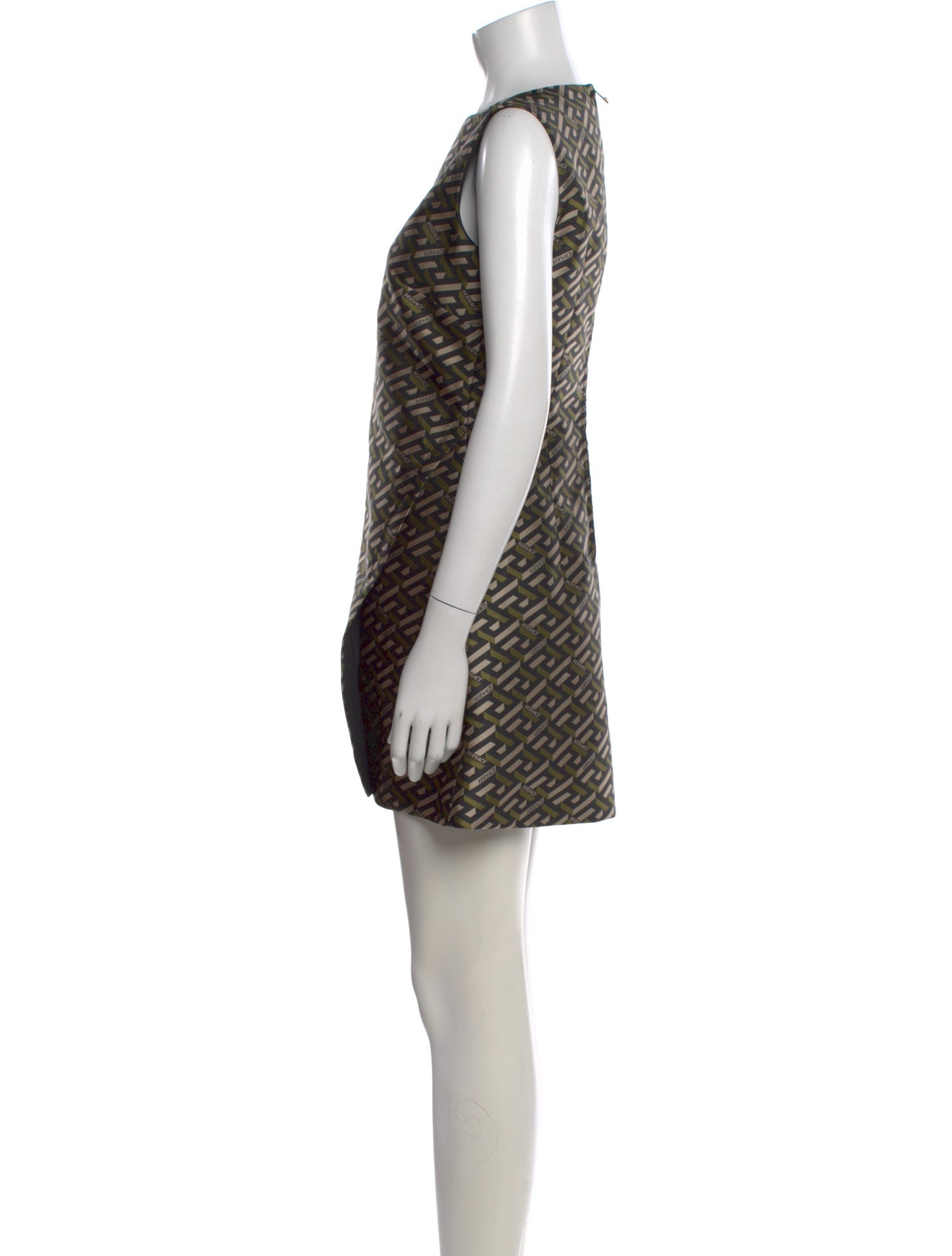 Versace Graphic Print Mini Dress