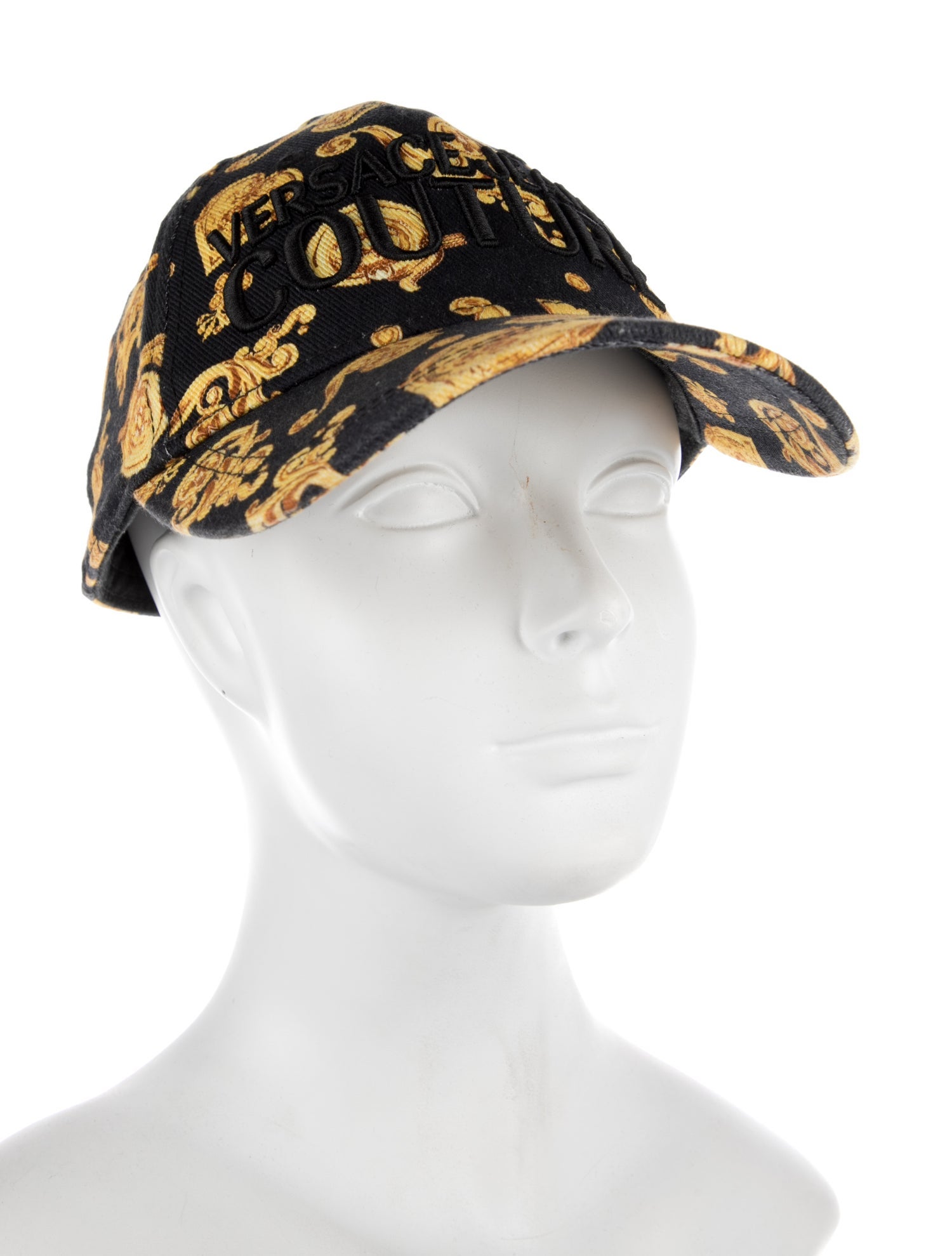 Versace Brocade Patterned Hat