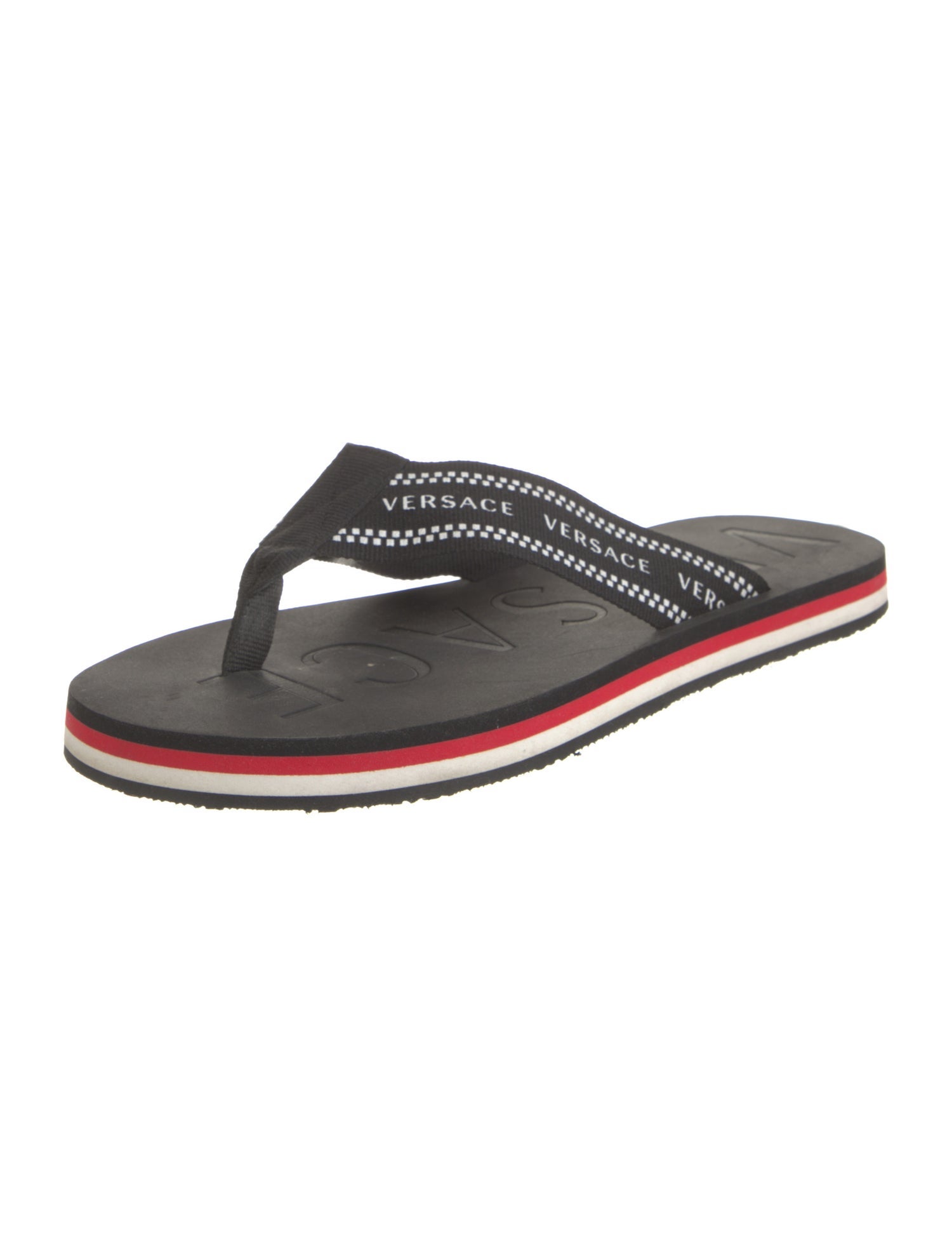 Versace Printed Flip Flops