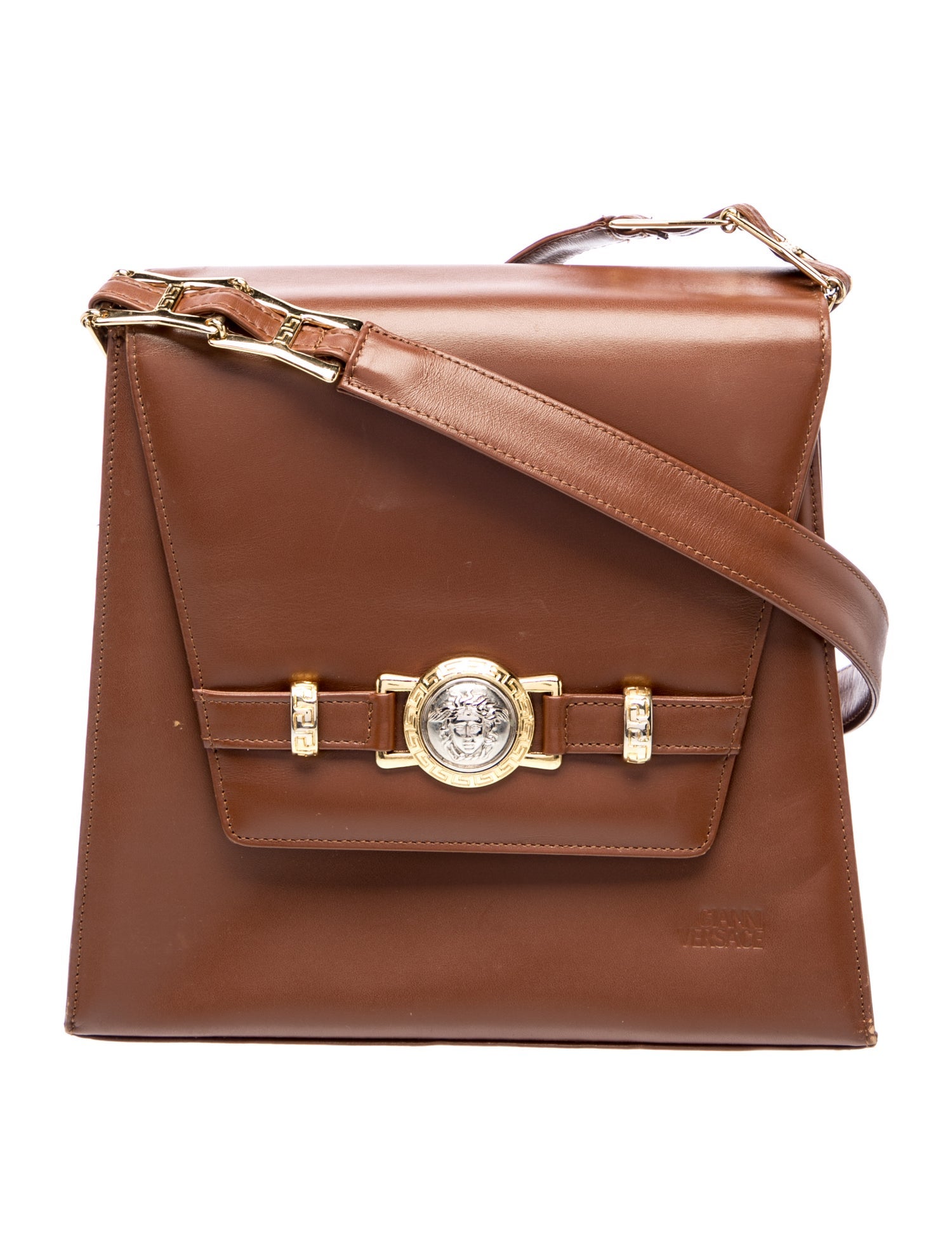 Versace Leather Crossbody Bag