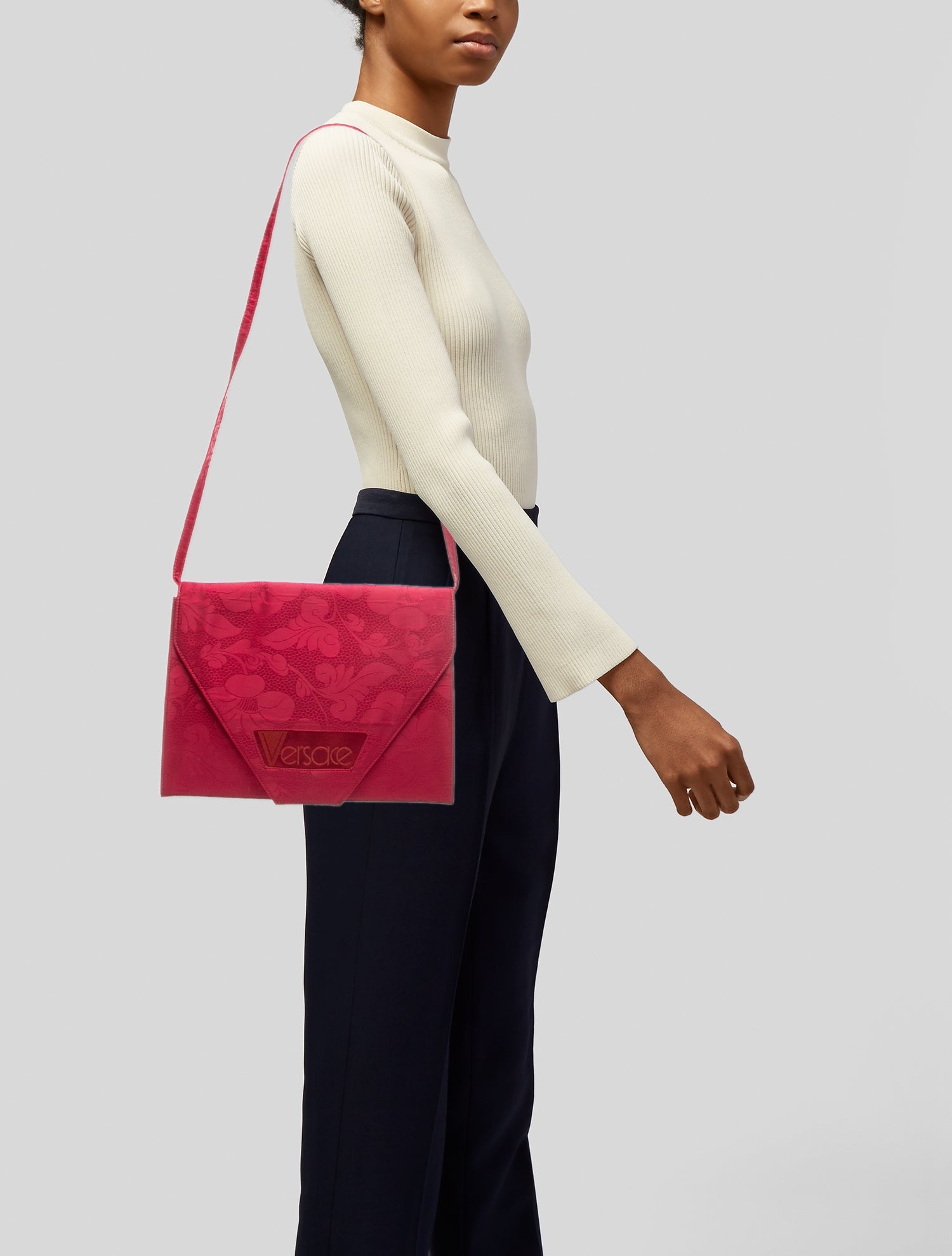 Gianni Versace Nylon Crossbody Bag Vintage