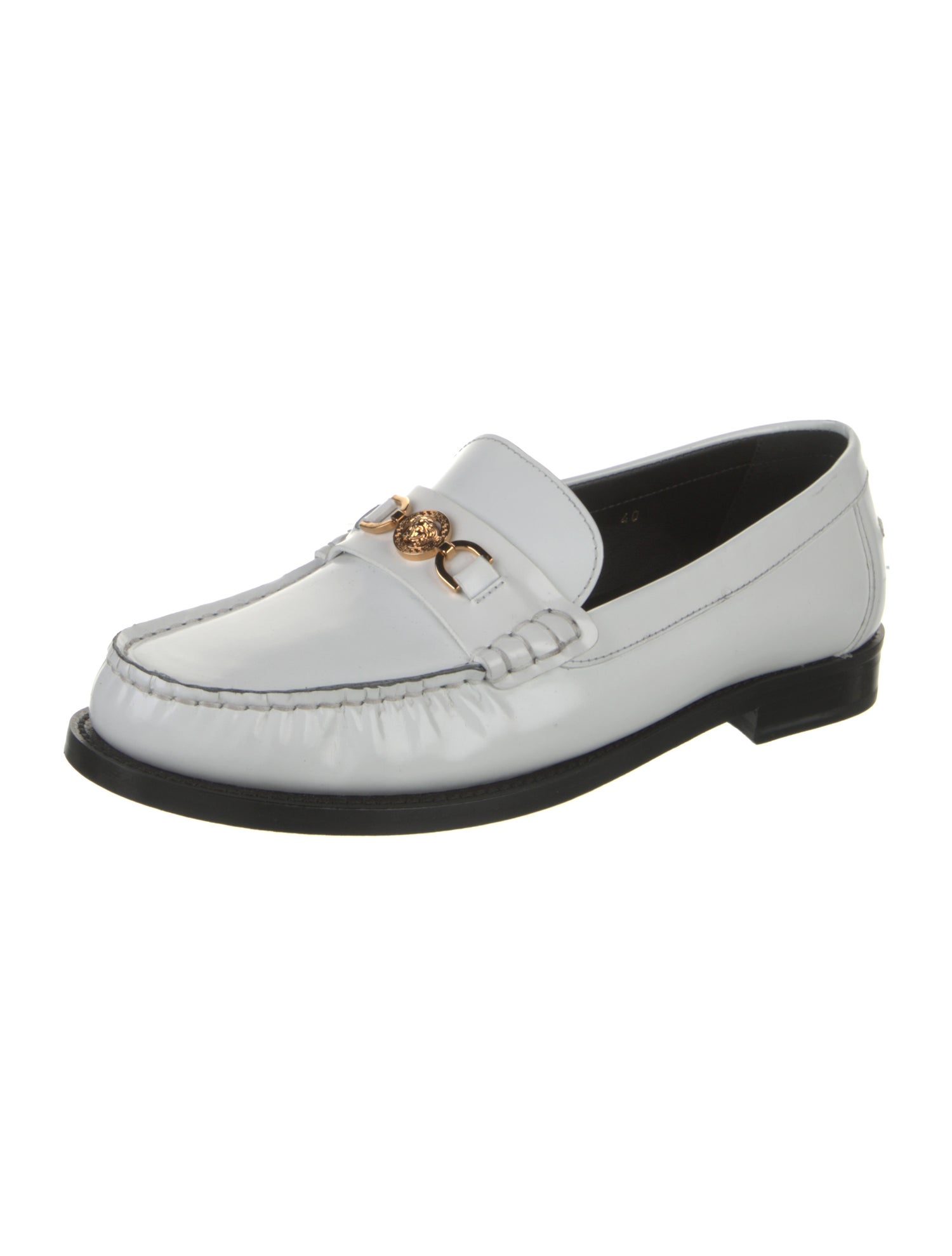 Versace Leather Loafers