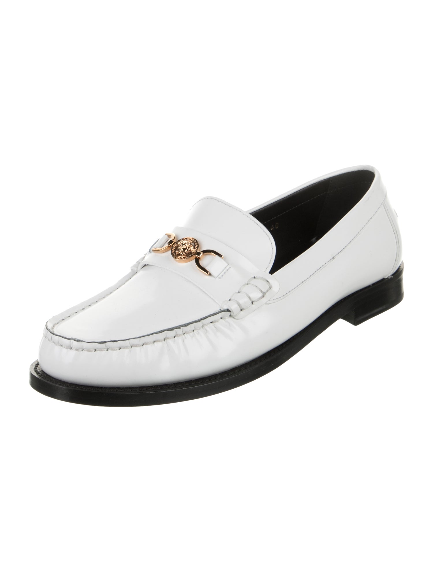 Versace Leather Loafers