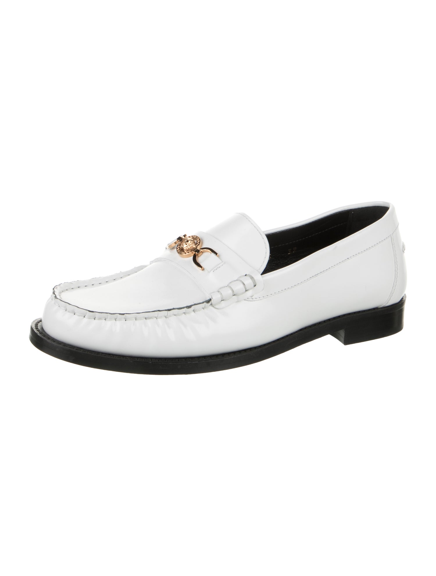 Versace Leather Loafers