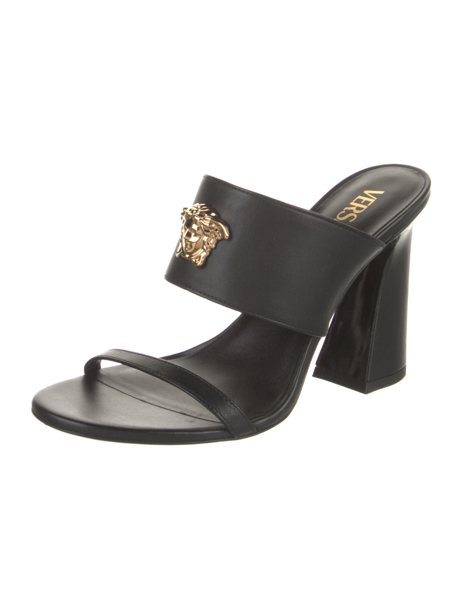 Versace Leather Slides