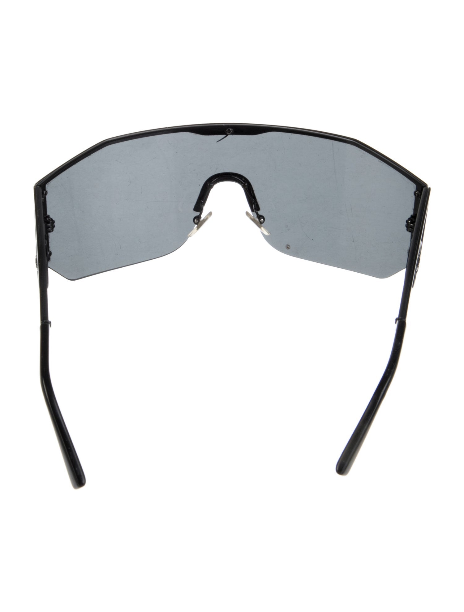 Versace Shield Mirrored Sunglasses