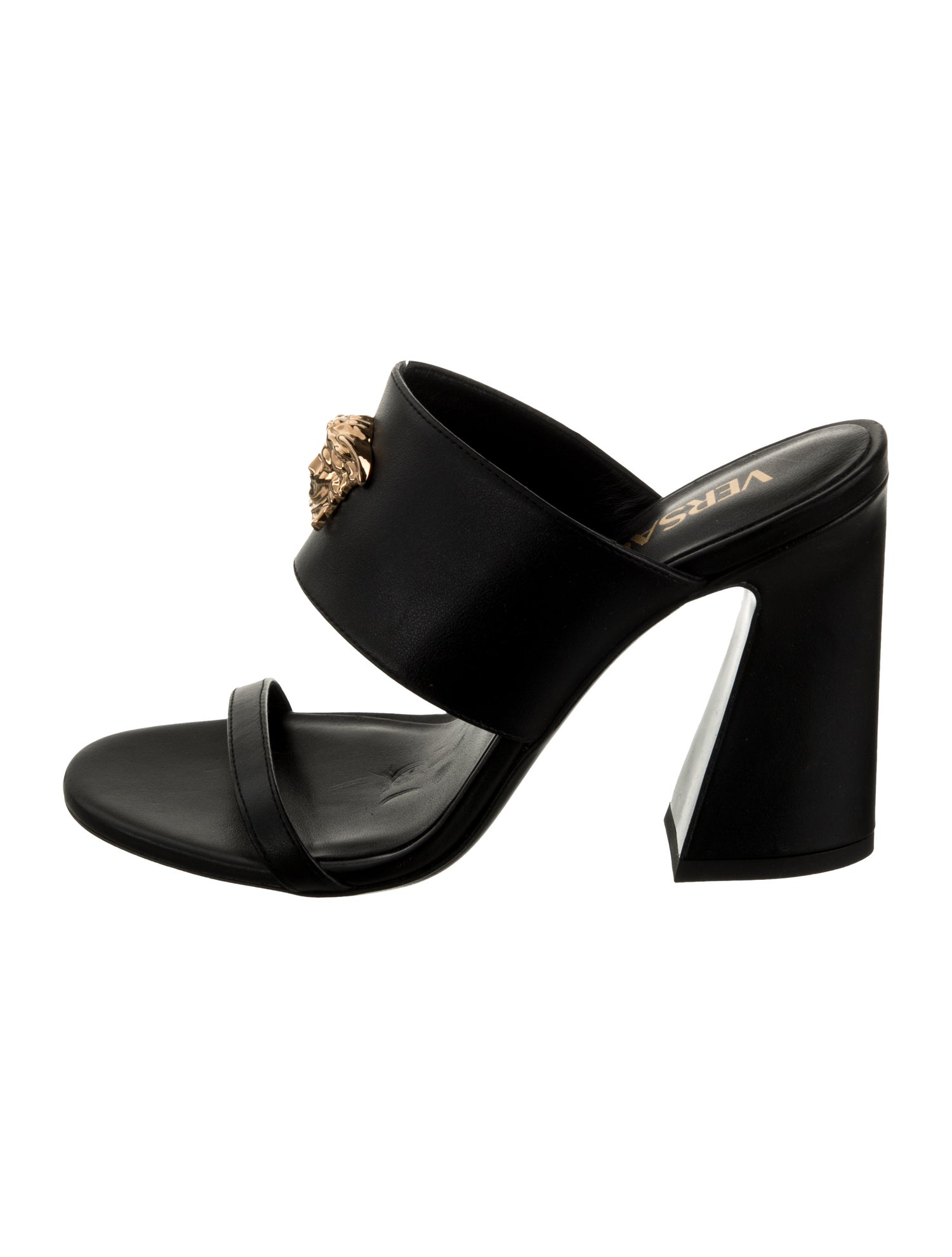 Versace Leather Slides