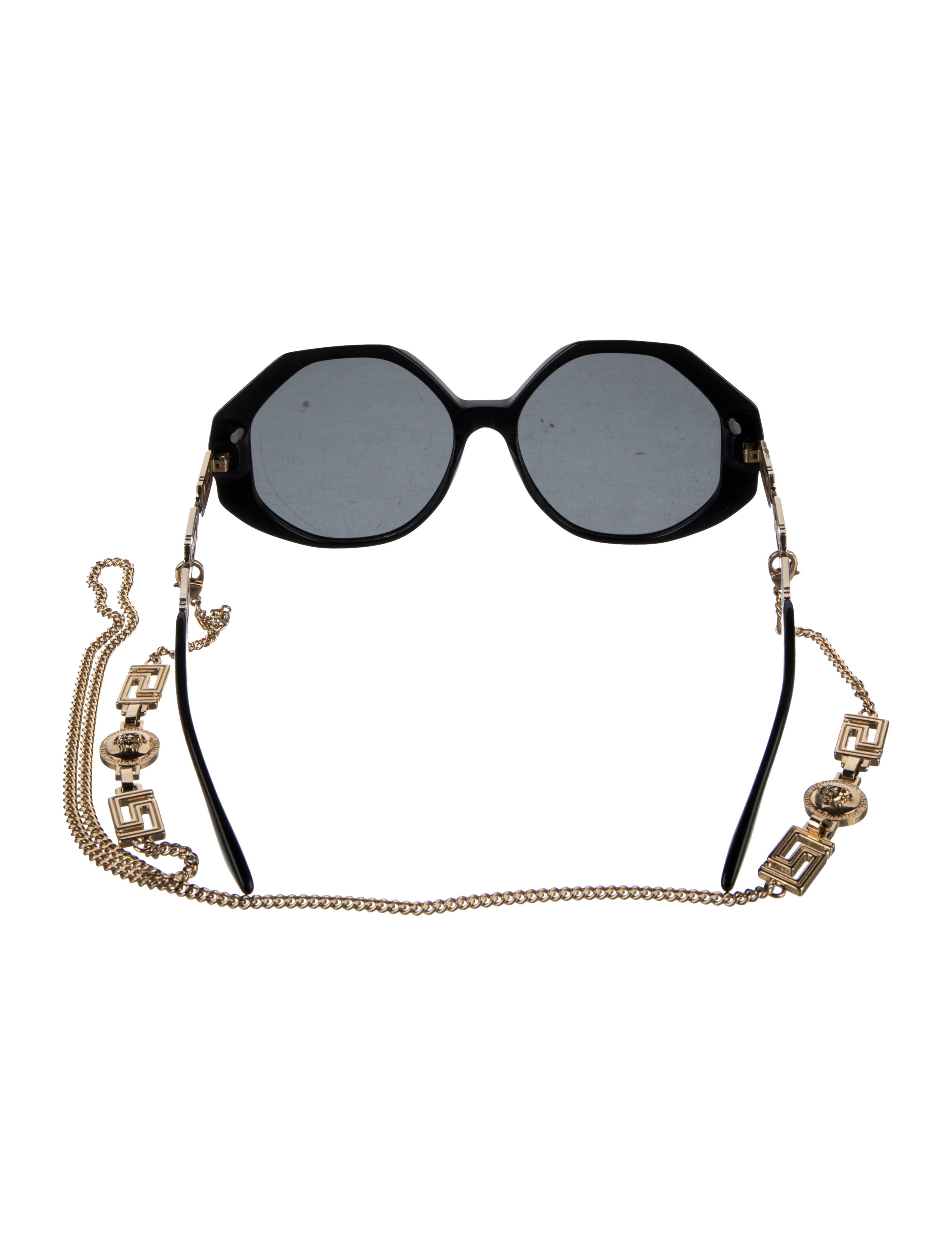 Versace Oversize Tinted Sunglasses
