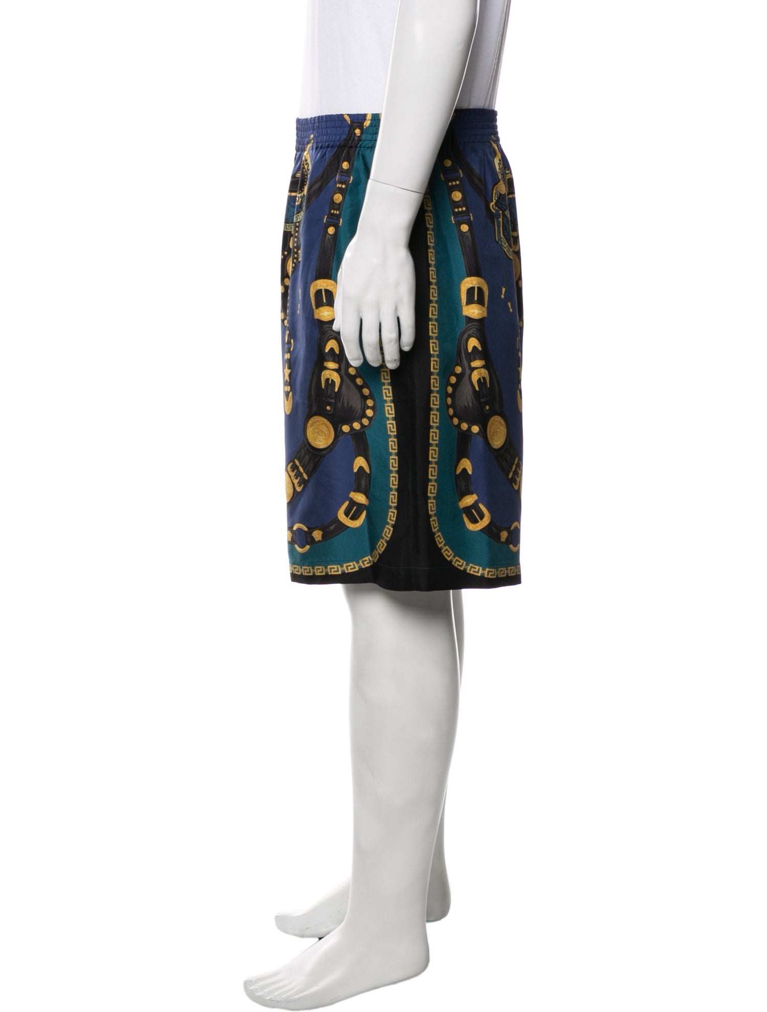 Versace Silk Athletic Shorts