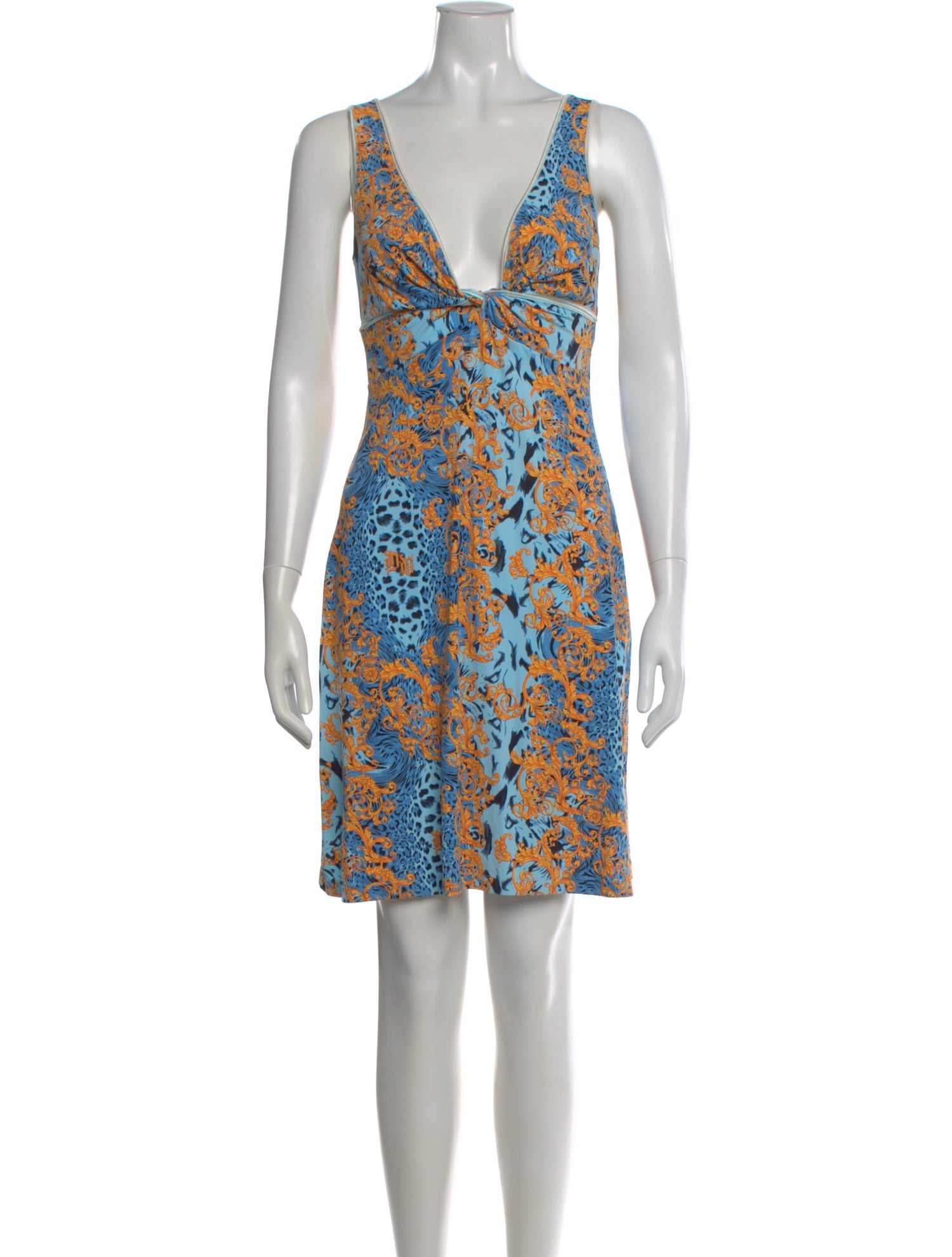 Versace Printed Mini Dress