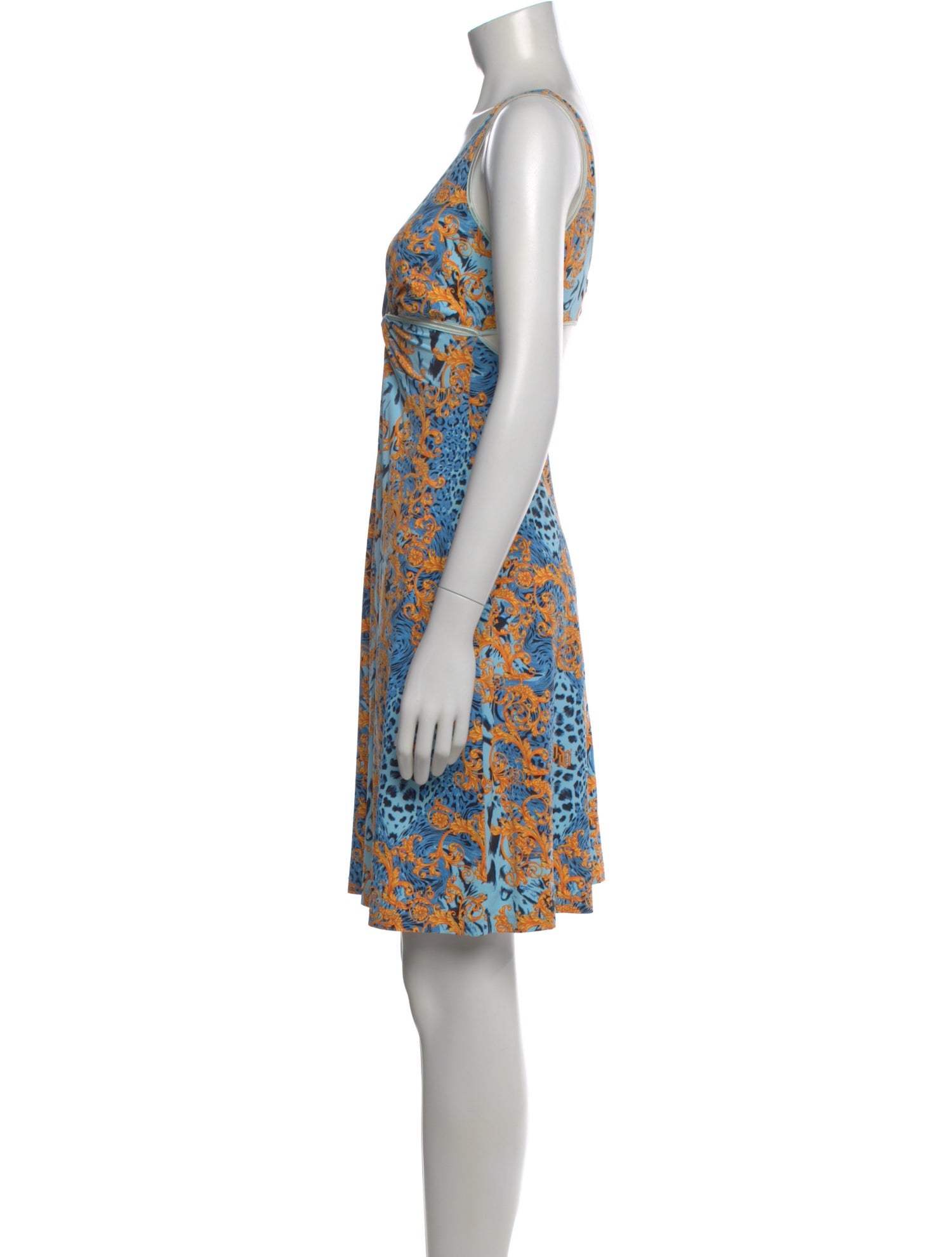 Versace Printed Mini Dress