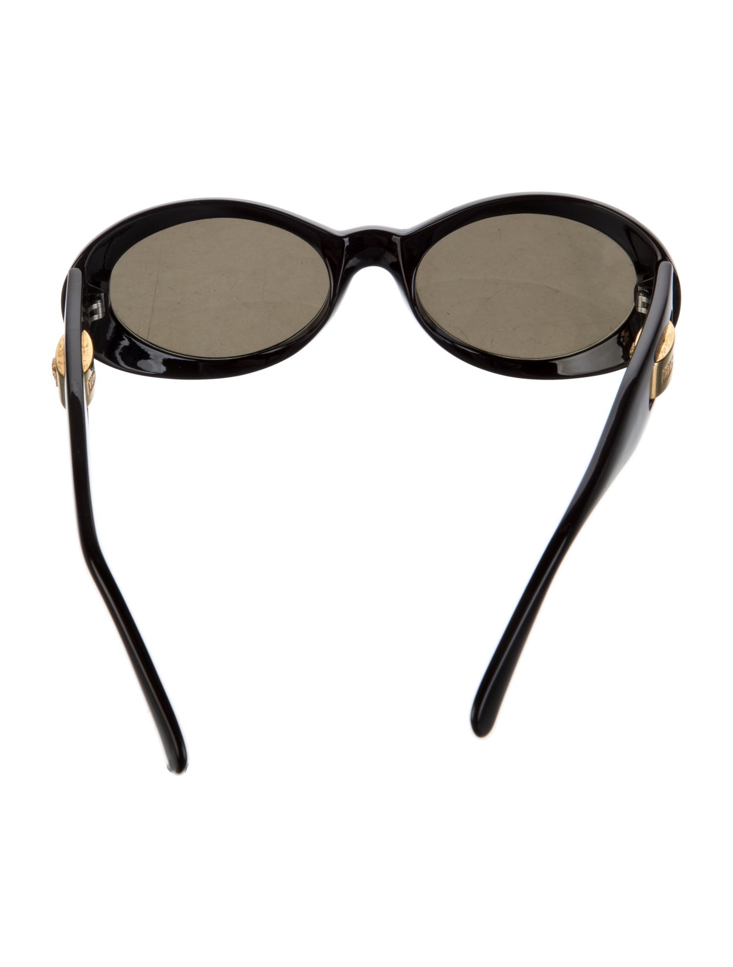Versace Medusa Insignia Round Sunglasses