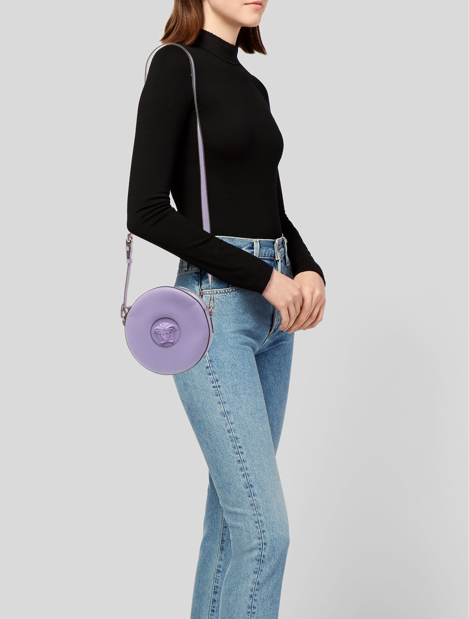 Versace Leather Crossbody Bag