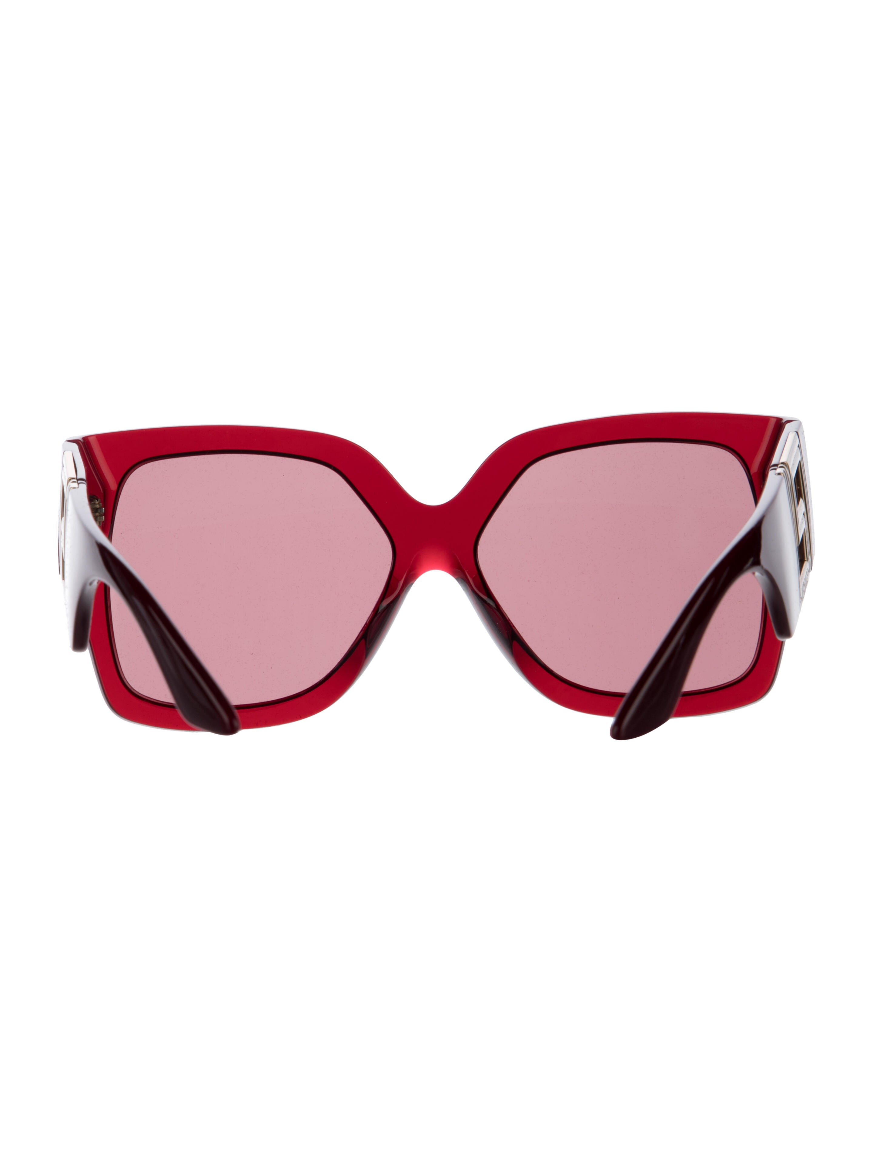 Versace Greca Pattern Oversize Sunglasses