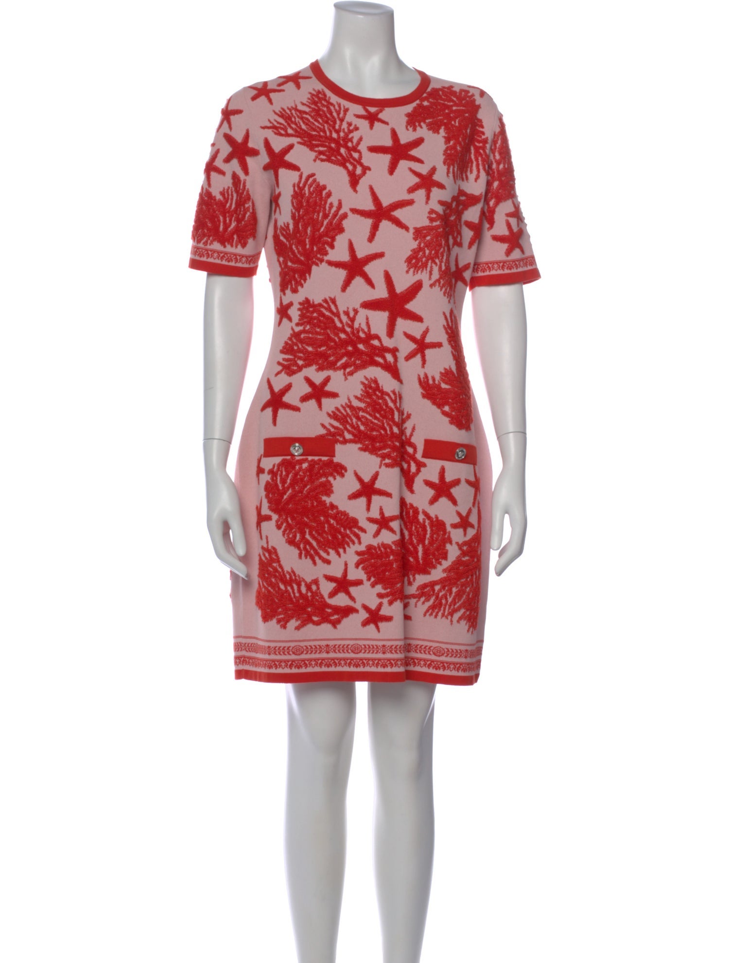 Versace Silk Knee-Length Dress